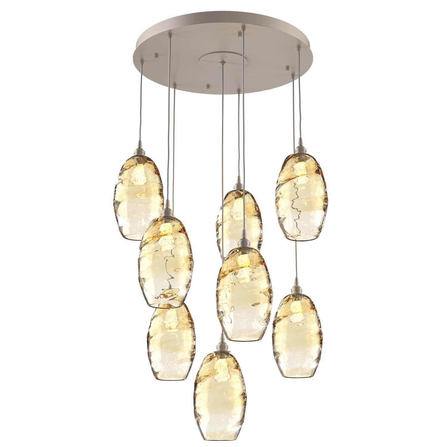 Ellisse Multi Light Pendant by Hammerton Studio