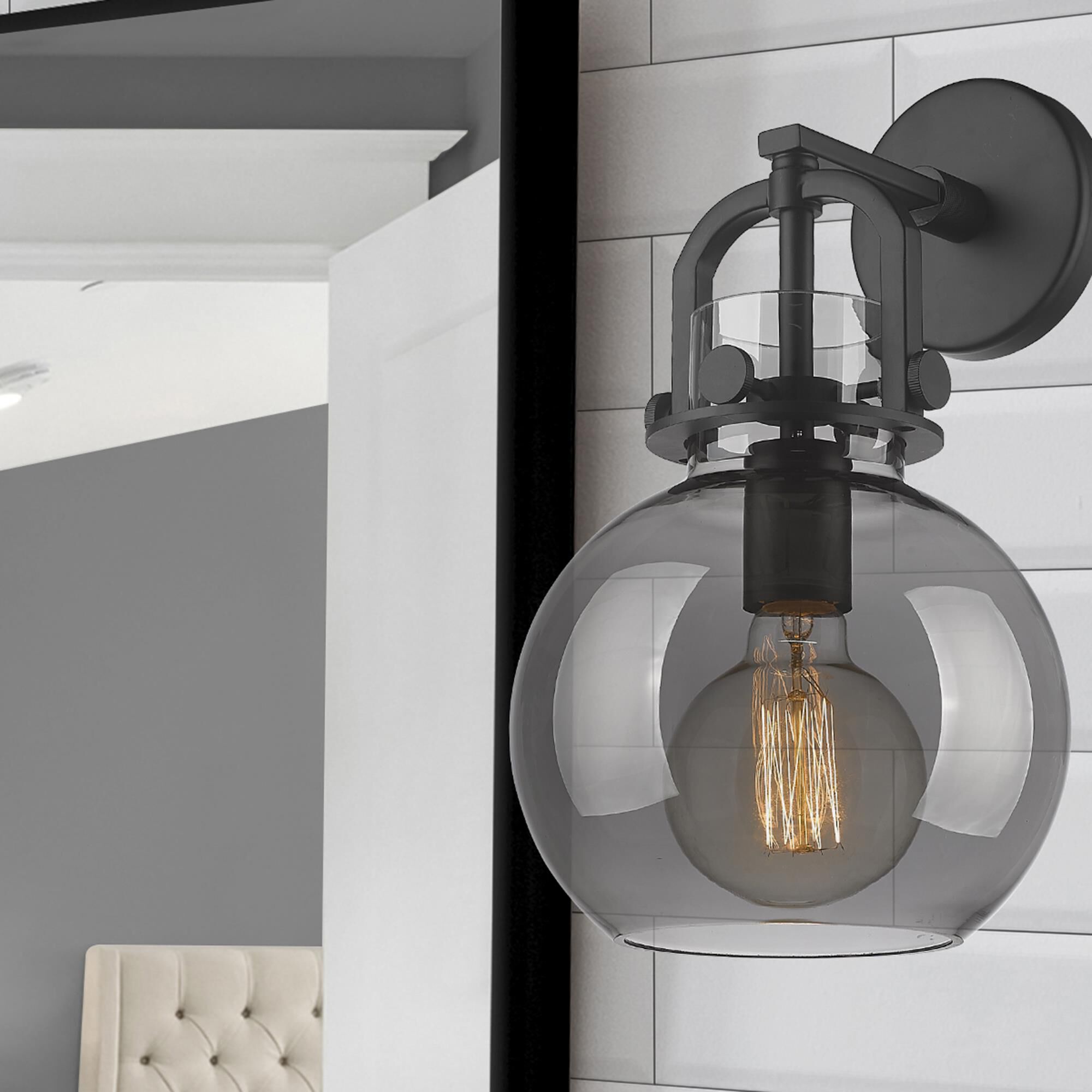 Bruno Marashlian Newton Sphere 14 Inch Wall Sconce by Innovations Lighting