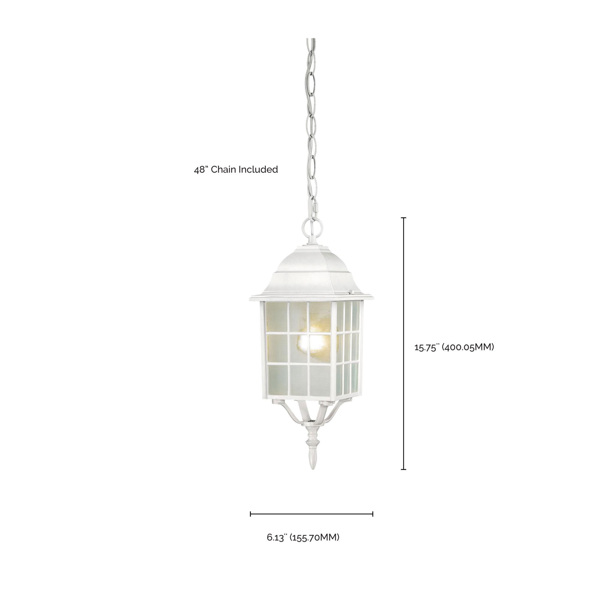 Adams 16 Inch Tall 1 Light Outdoor Hanging Lantern by Nuvo Lighting