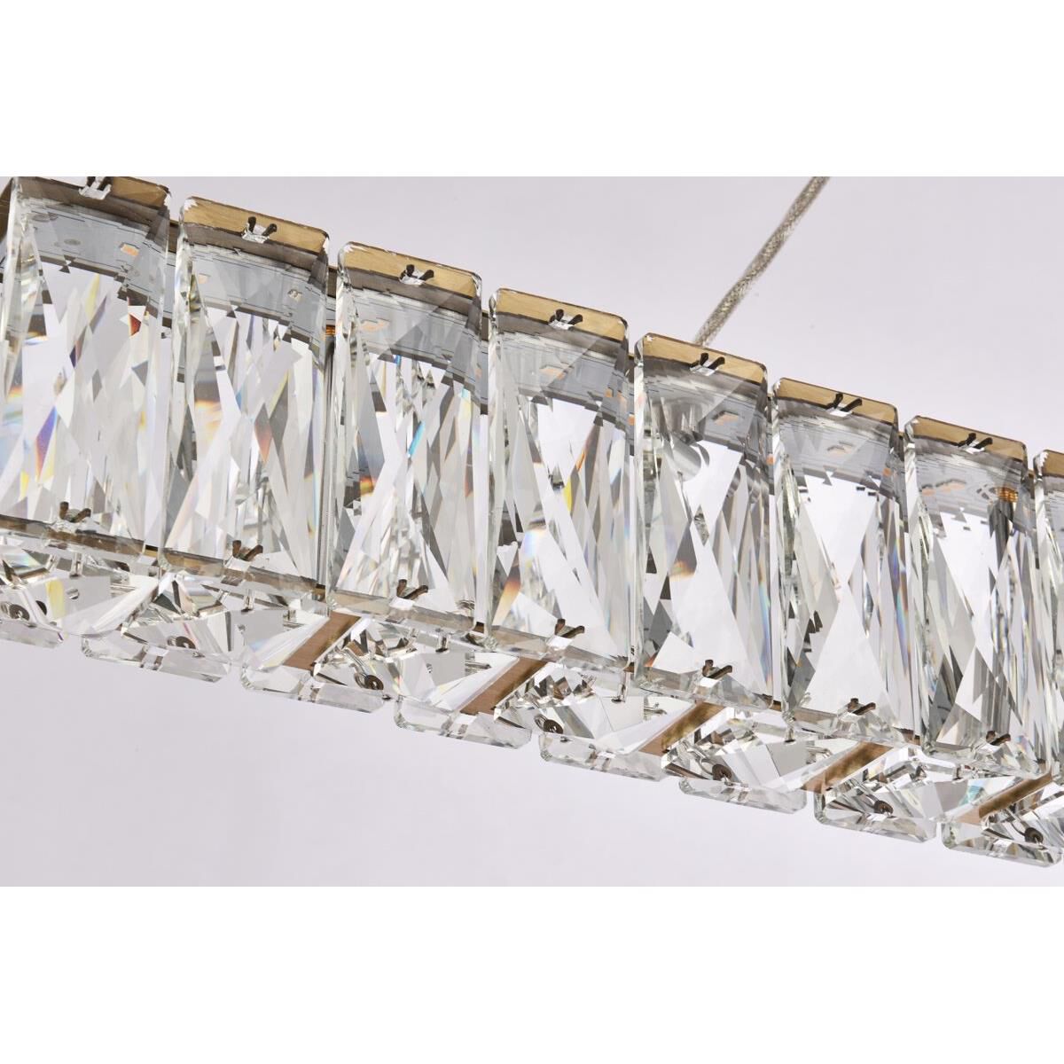 Monroe Linear Suspension Light by Elegant Lighting