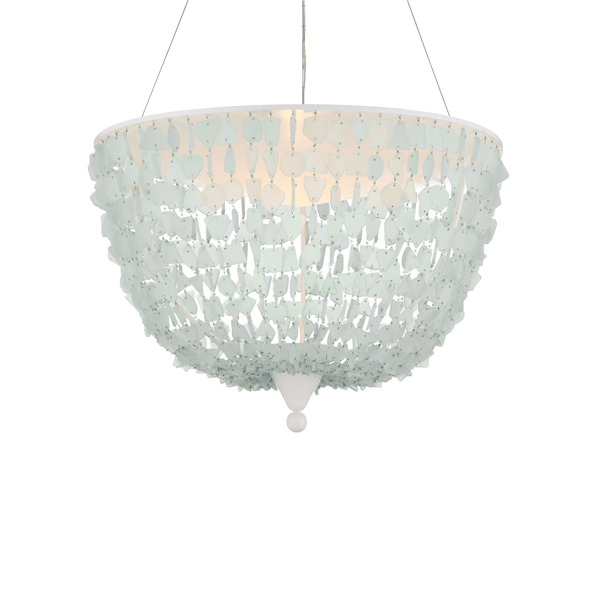 Shown in Seaglass and Sugar White finish
