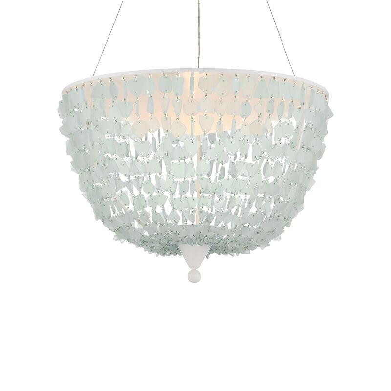 Thalassa 30 Inch Large Pendant by Currey and Company
