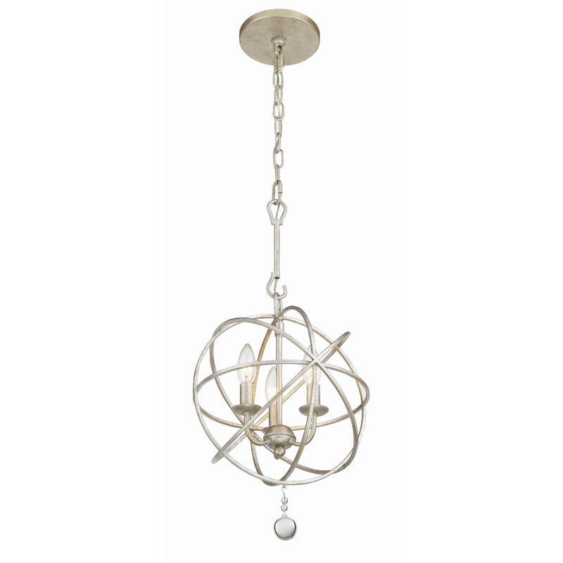 Solaris 13 Inch Mini Chandelier by Crystorama