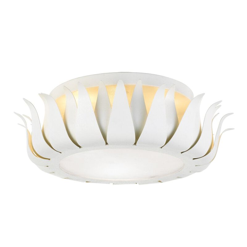 Broche 16 Inch 3 Light Semi Flush Mount by Crystorama