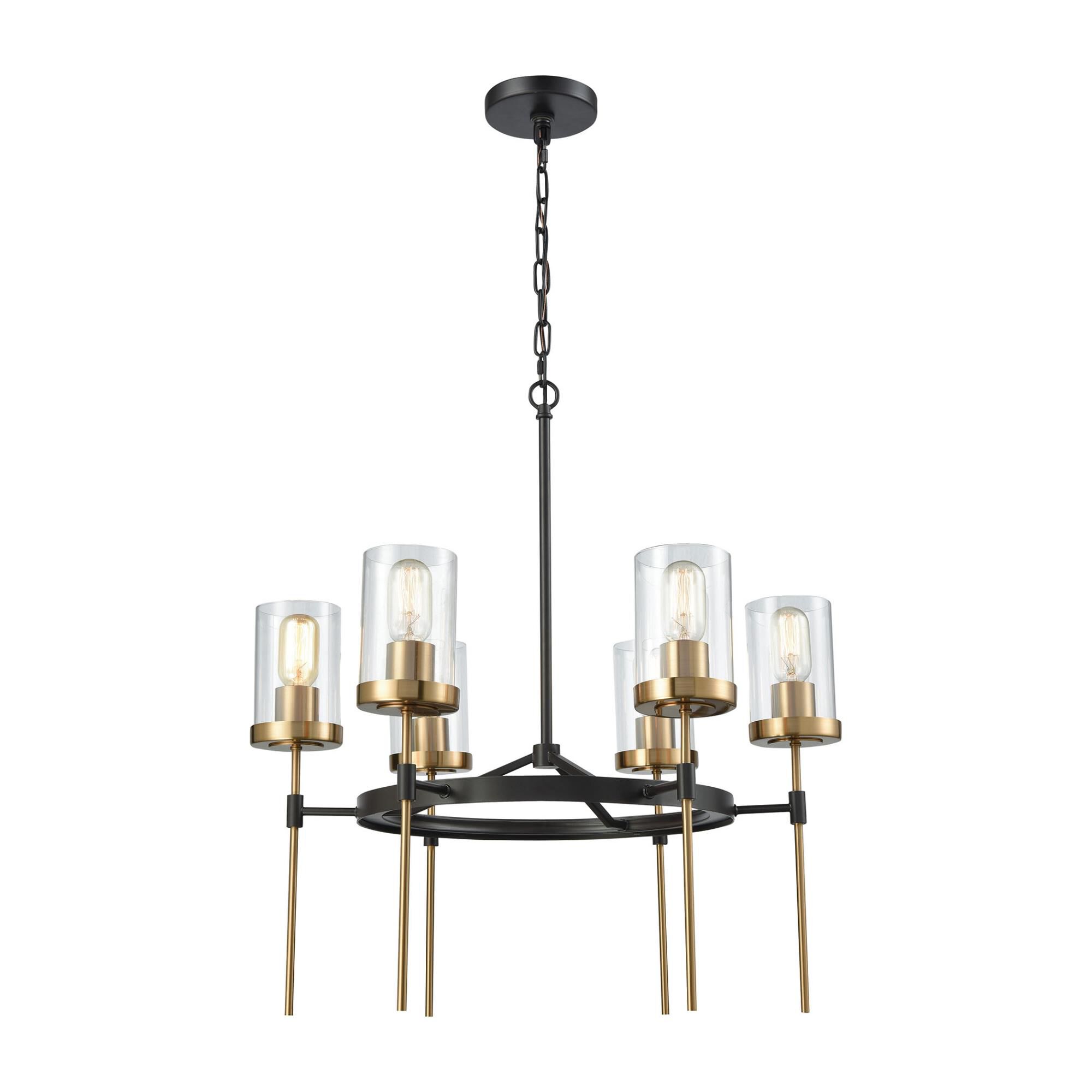 North Haven 25 Inch 6 Light Chandelier by ELK Lighting