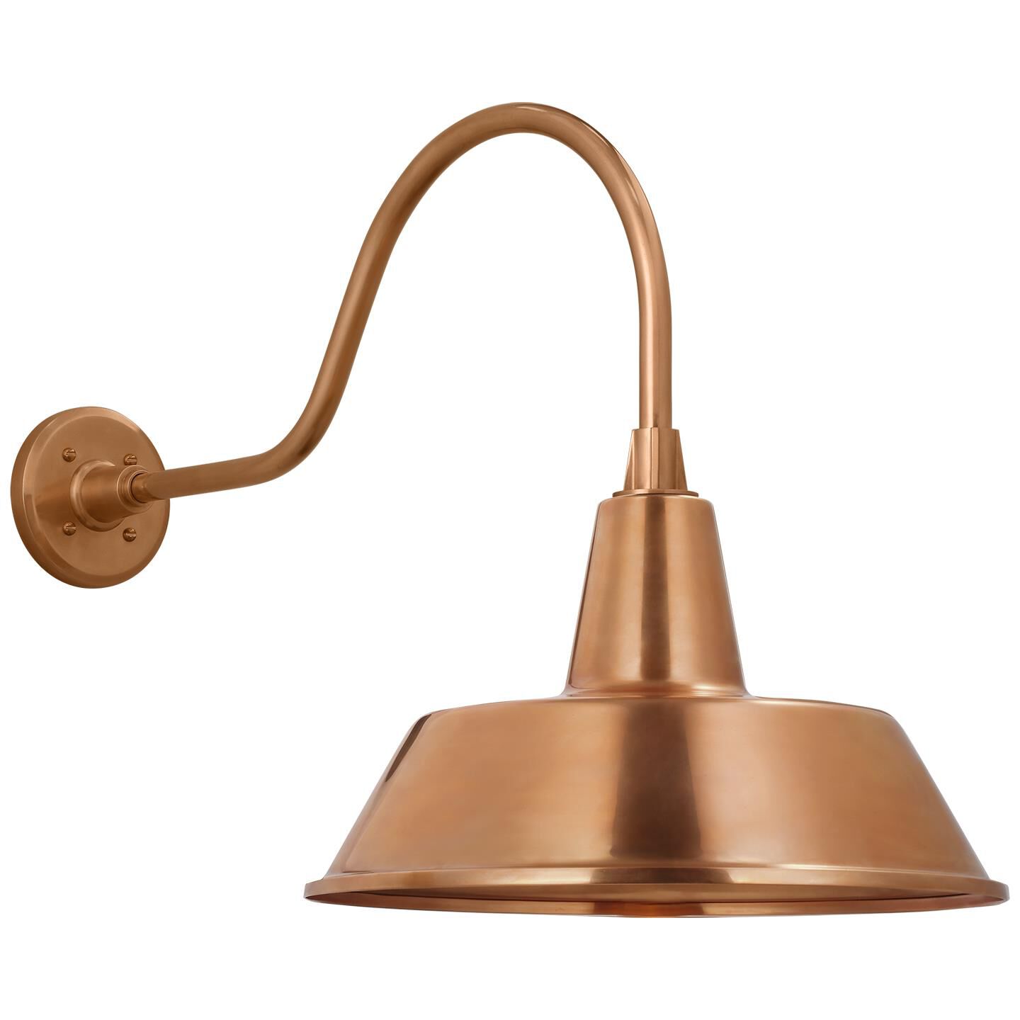 Shown in Soft Copper finish and Copper shade