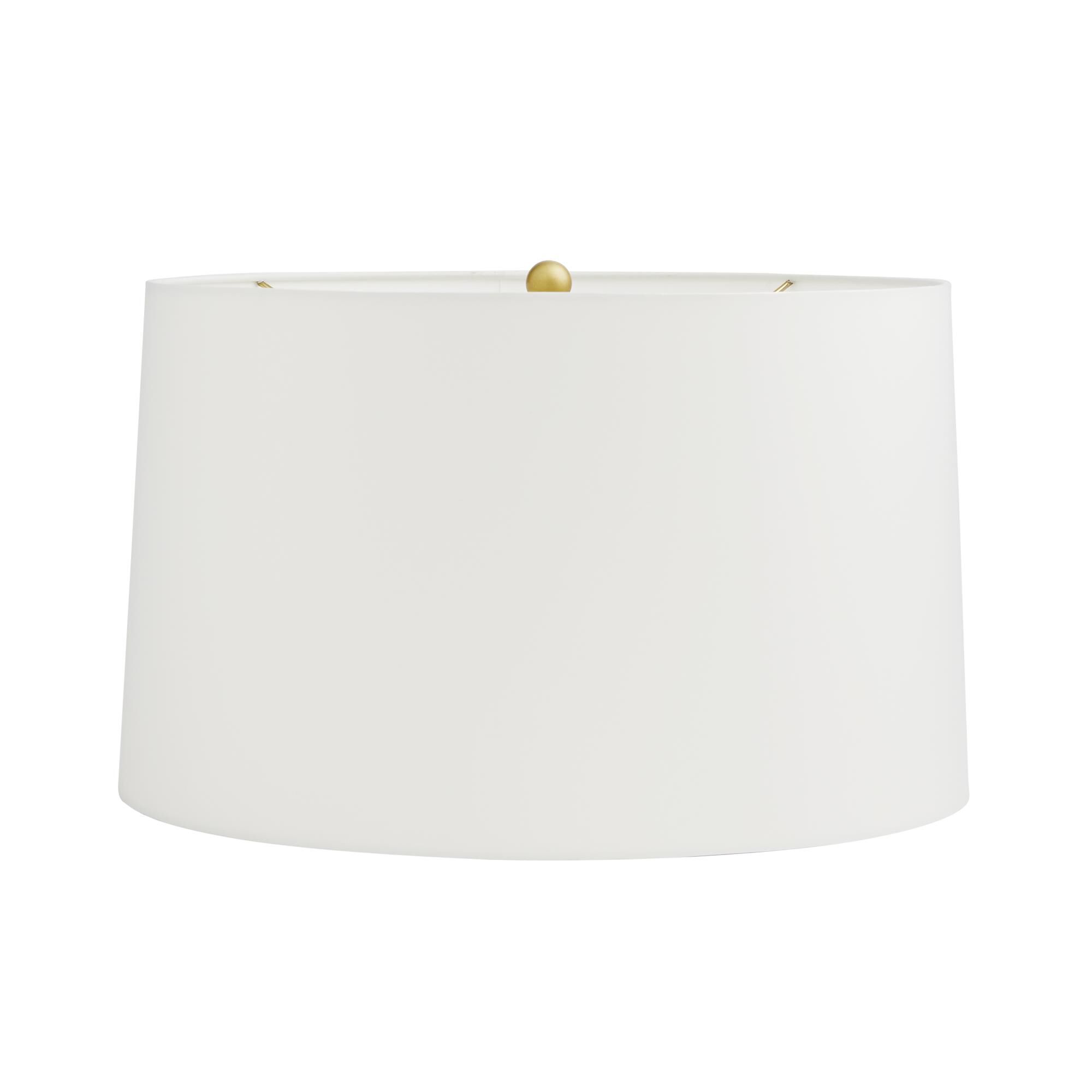 Shown in White Stained Crackle finish and Microfiber shade