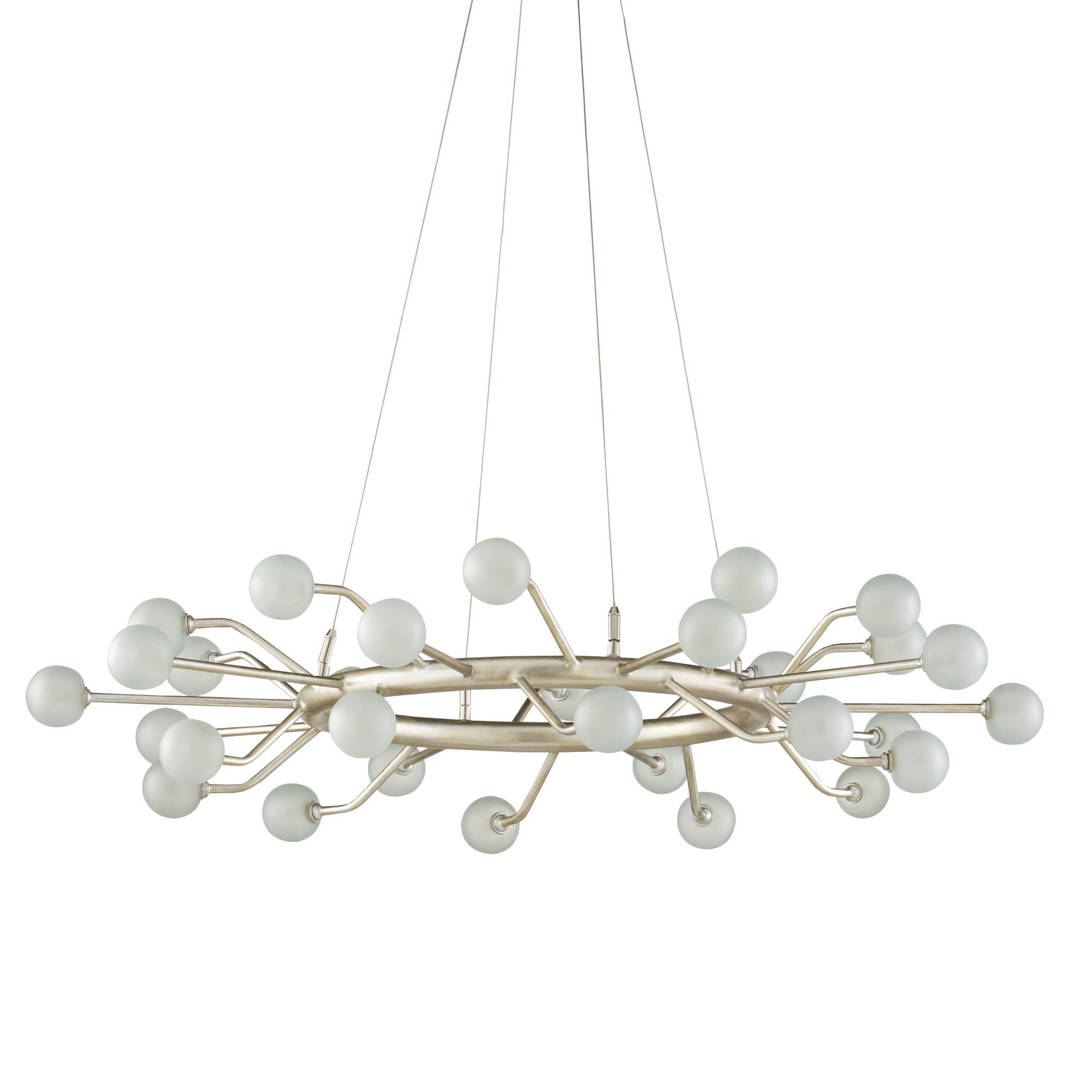 Chaldea 39 Inch 30 Light LED Chandelier by Currey and Company