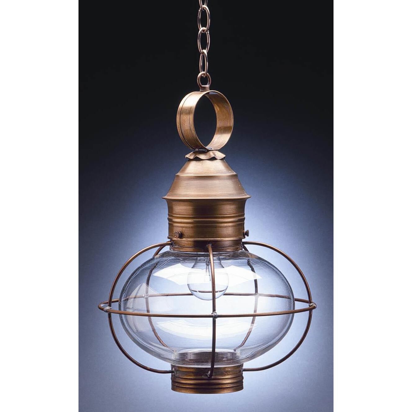 Onion 17 Inch Tall Outdoor Hanging Lantern by Northeast Lantern