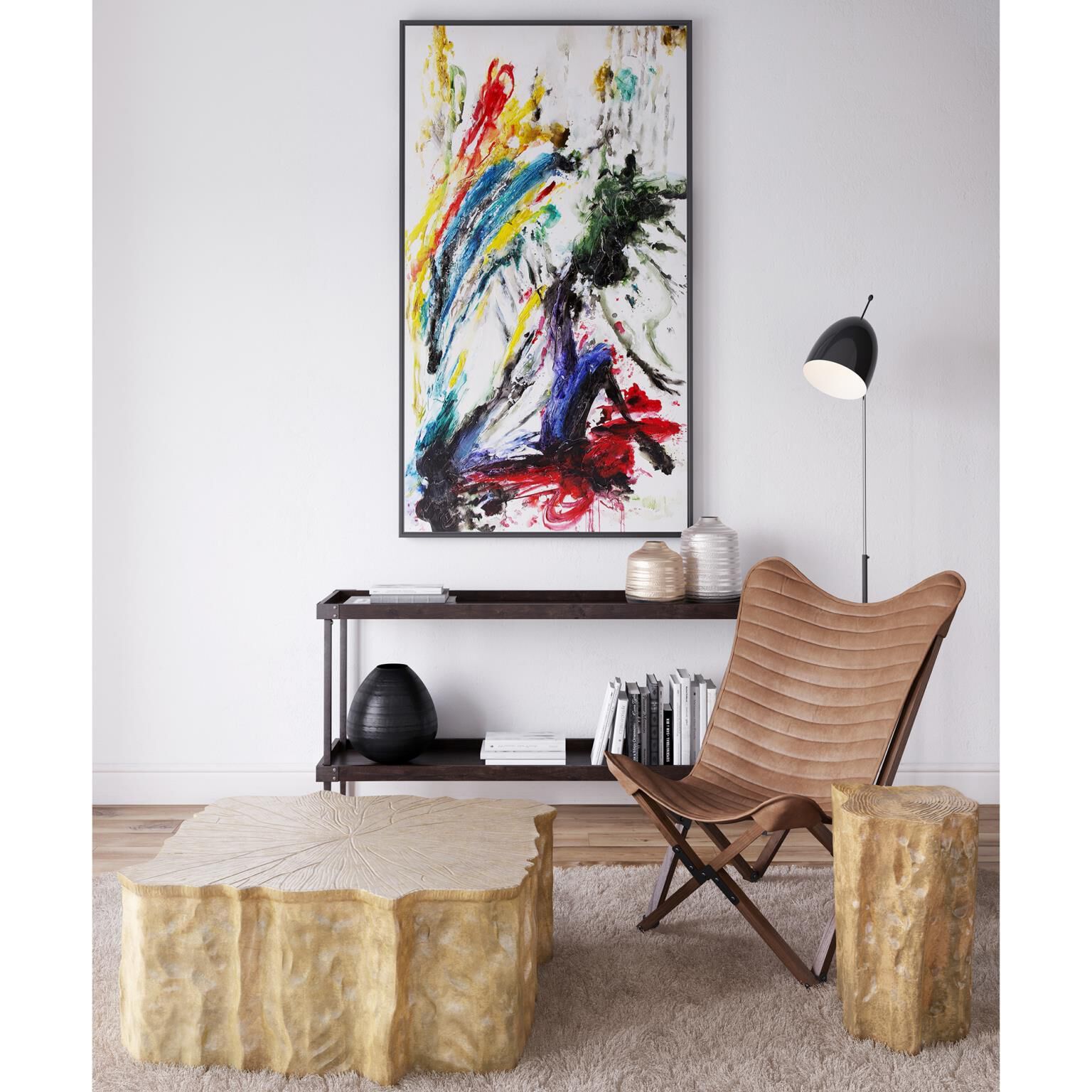 Shown in Bold Acrylic Paint finish