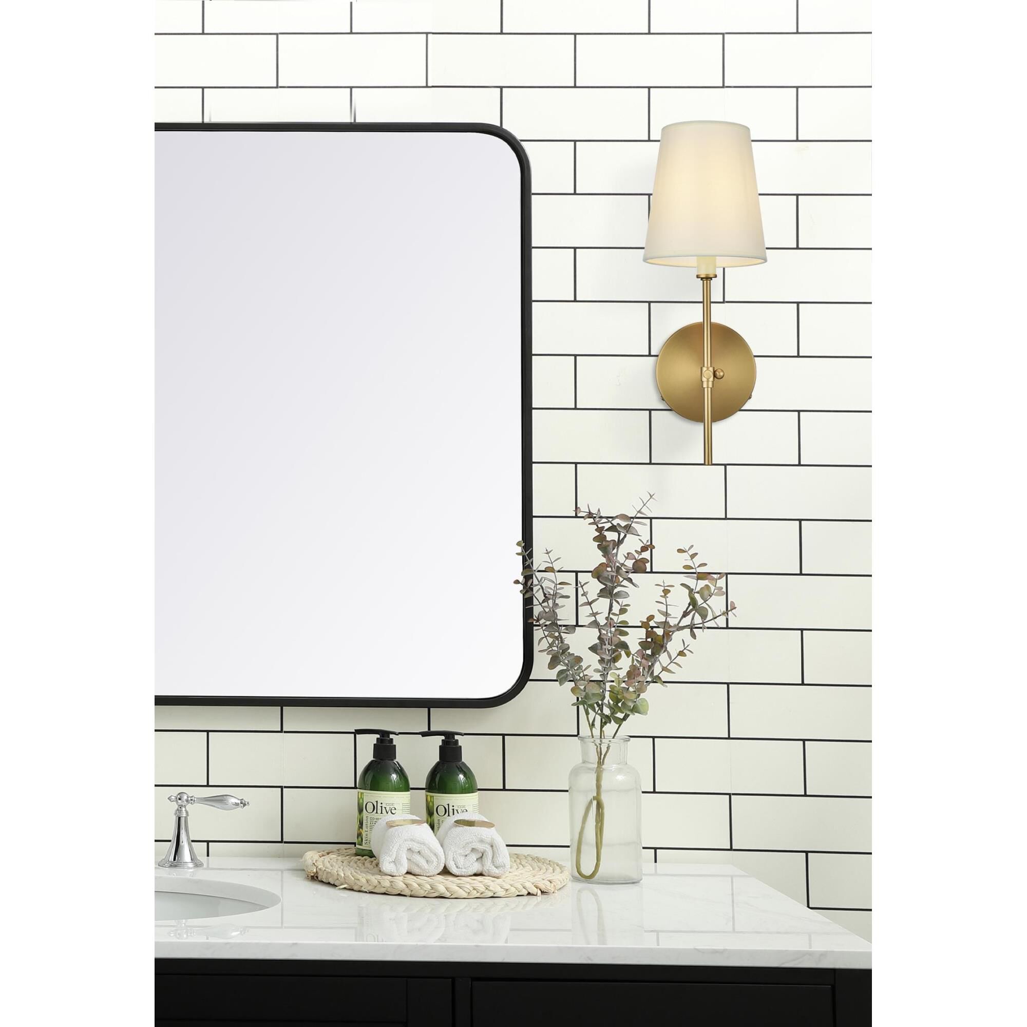 Mel 6 Inch Wall Sconce by Elegant Lighting