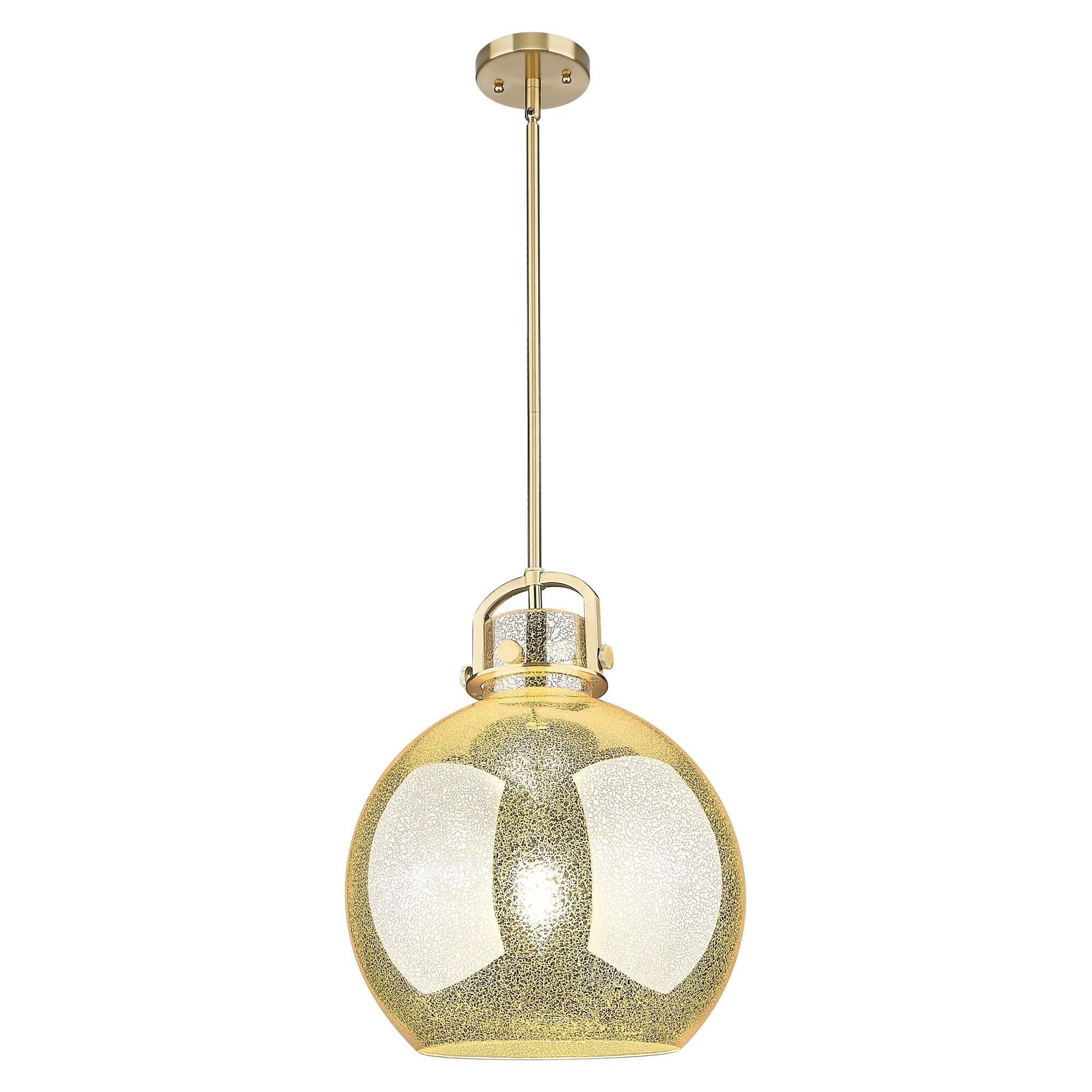 Shown in Champagne Bronze finish and Mercury shade