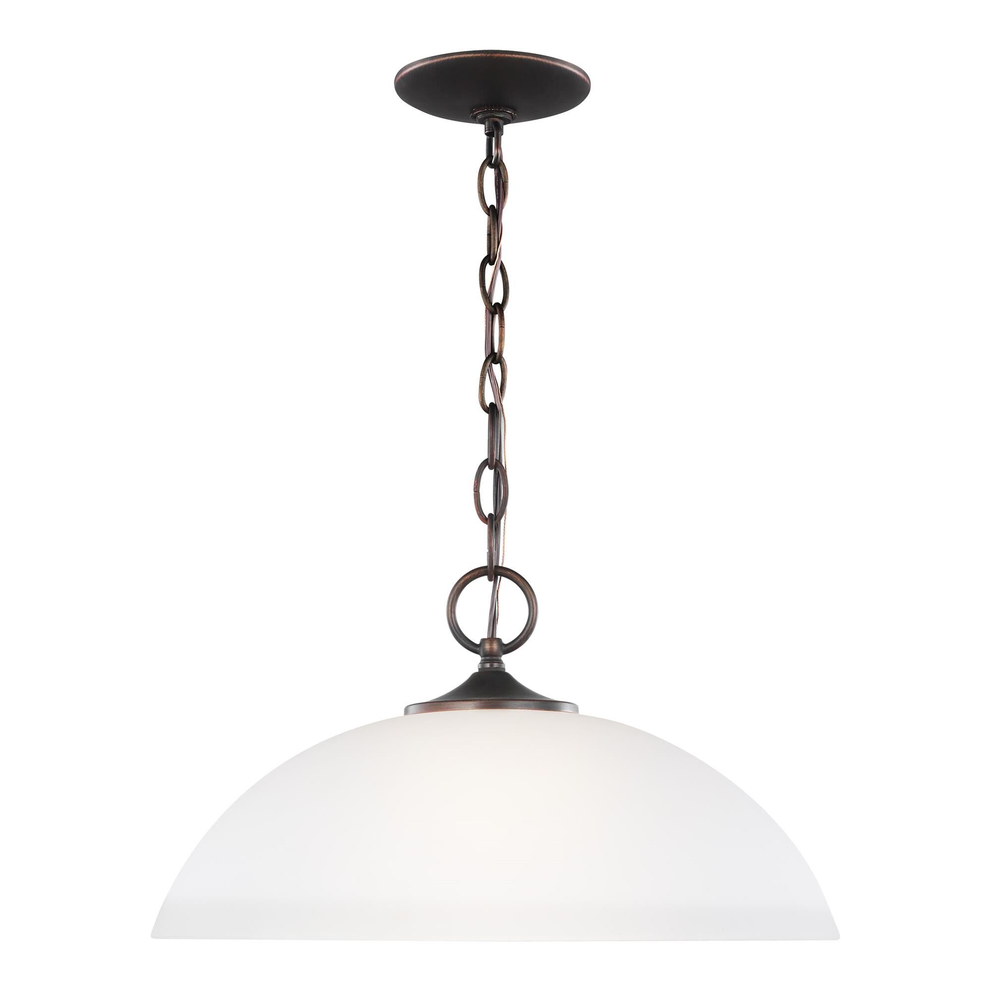 Shown in Bronze finish and Satin Etched glass and Satin Etched Glass shade