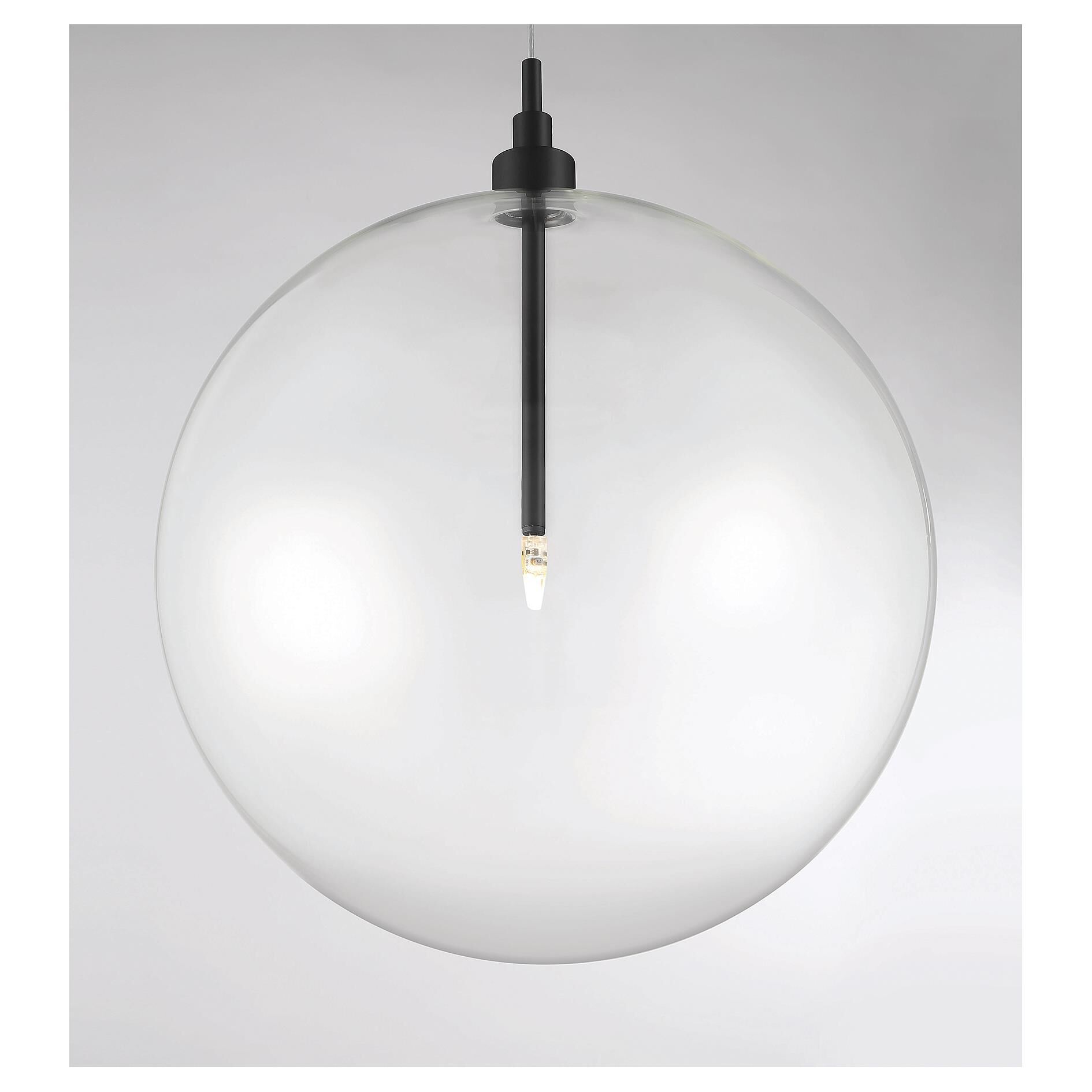 Shown in Oil Rubbed Bronze finish and Clear glass