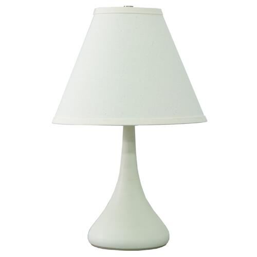 Shown in White Matte finish and Off-White Linen Hardback shade