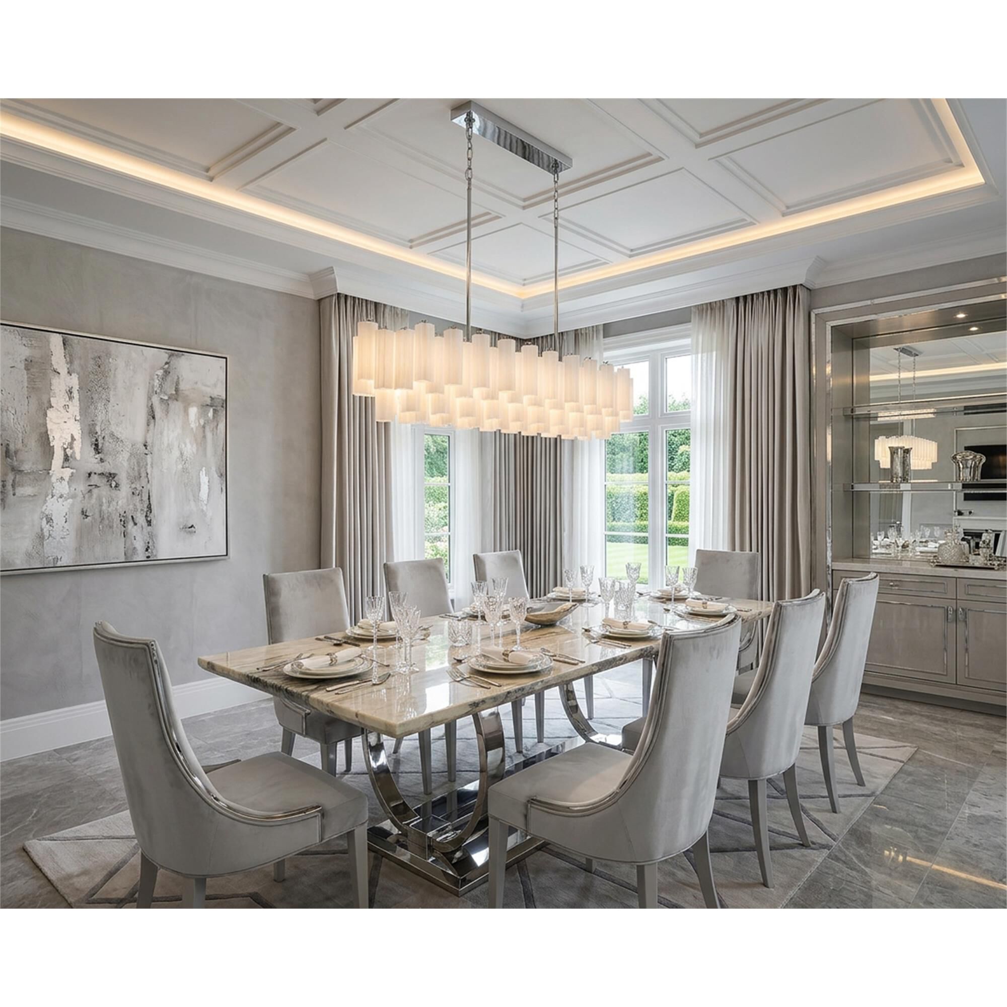Addis Large Linear Chandelier,