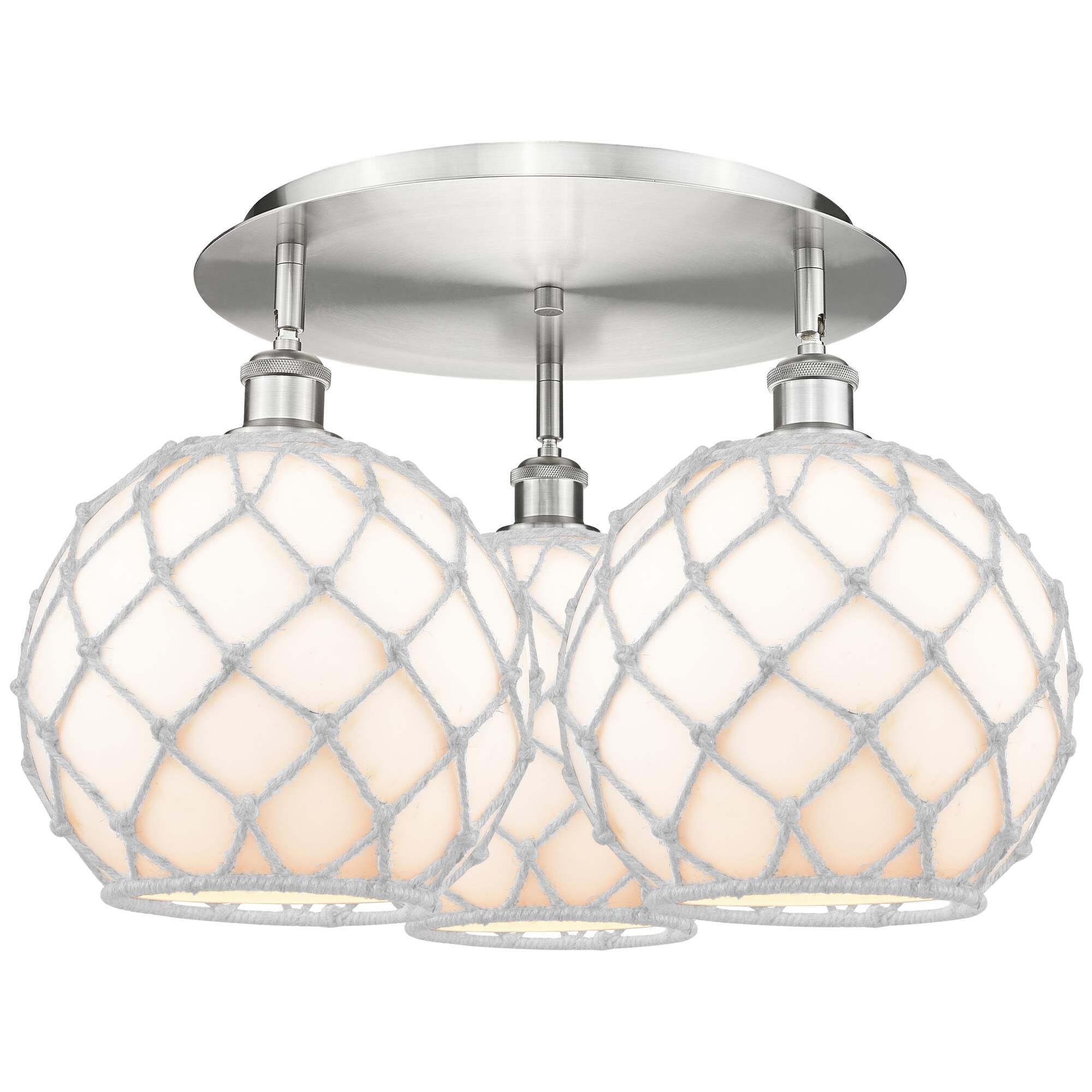 Bruno Marashlian Farmhouse Rope 22 Inch Flush Mount by Innovations Lighting