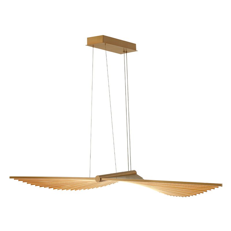 Seraph Large Linear Chandelier by Eurofase Lighting