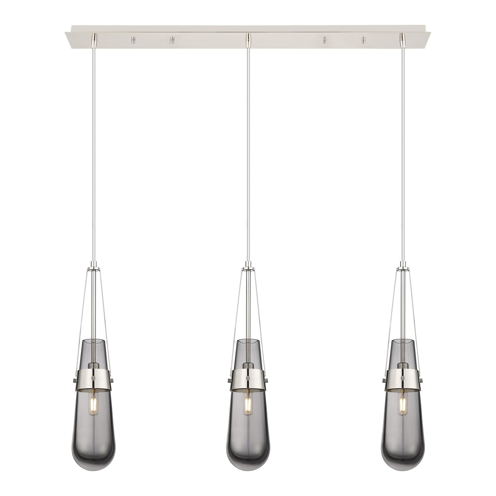 Bruno Marashlian Milan 36 Inch 3 Light Linear Suspension Light by Innovations Lighting