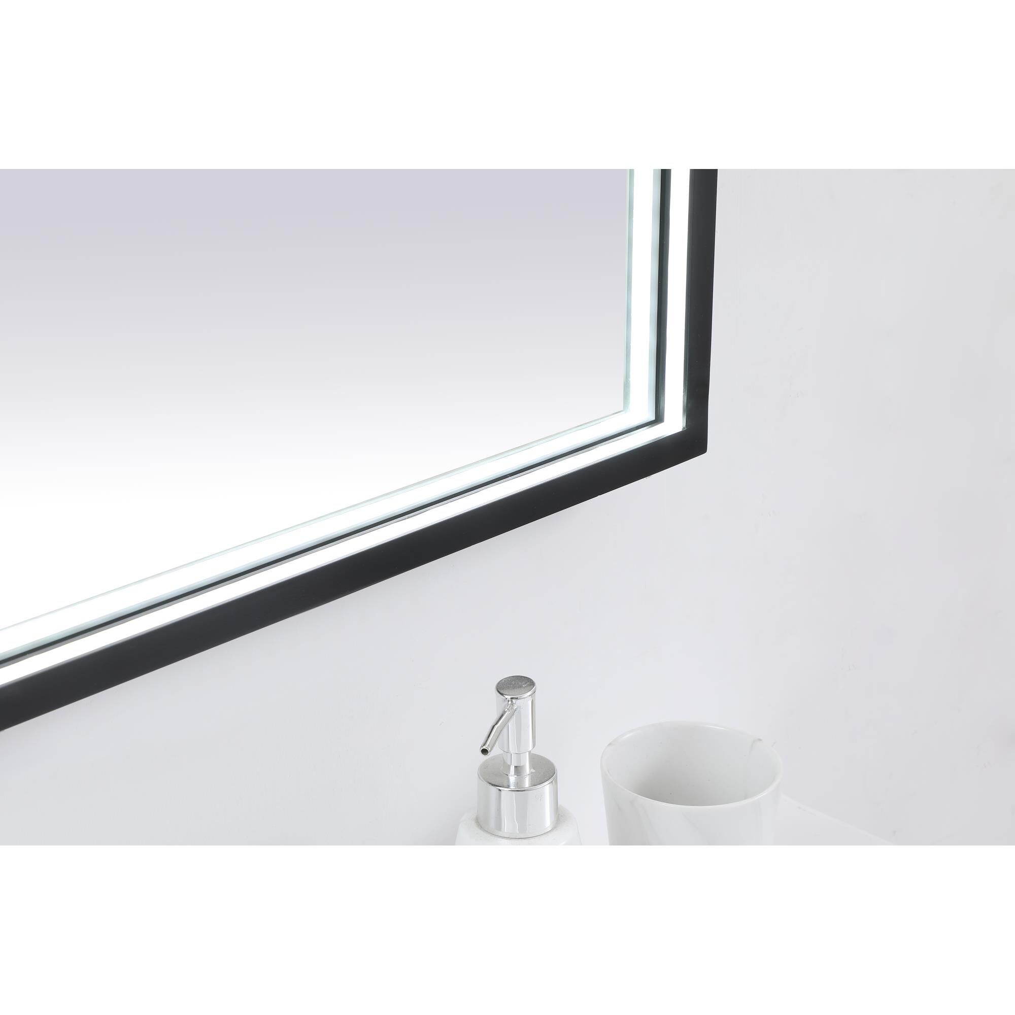 Pier LED Lighted Mirror by Elegant Decor