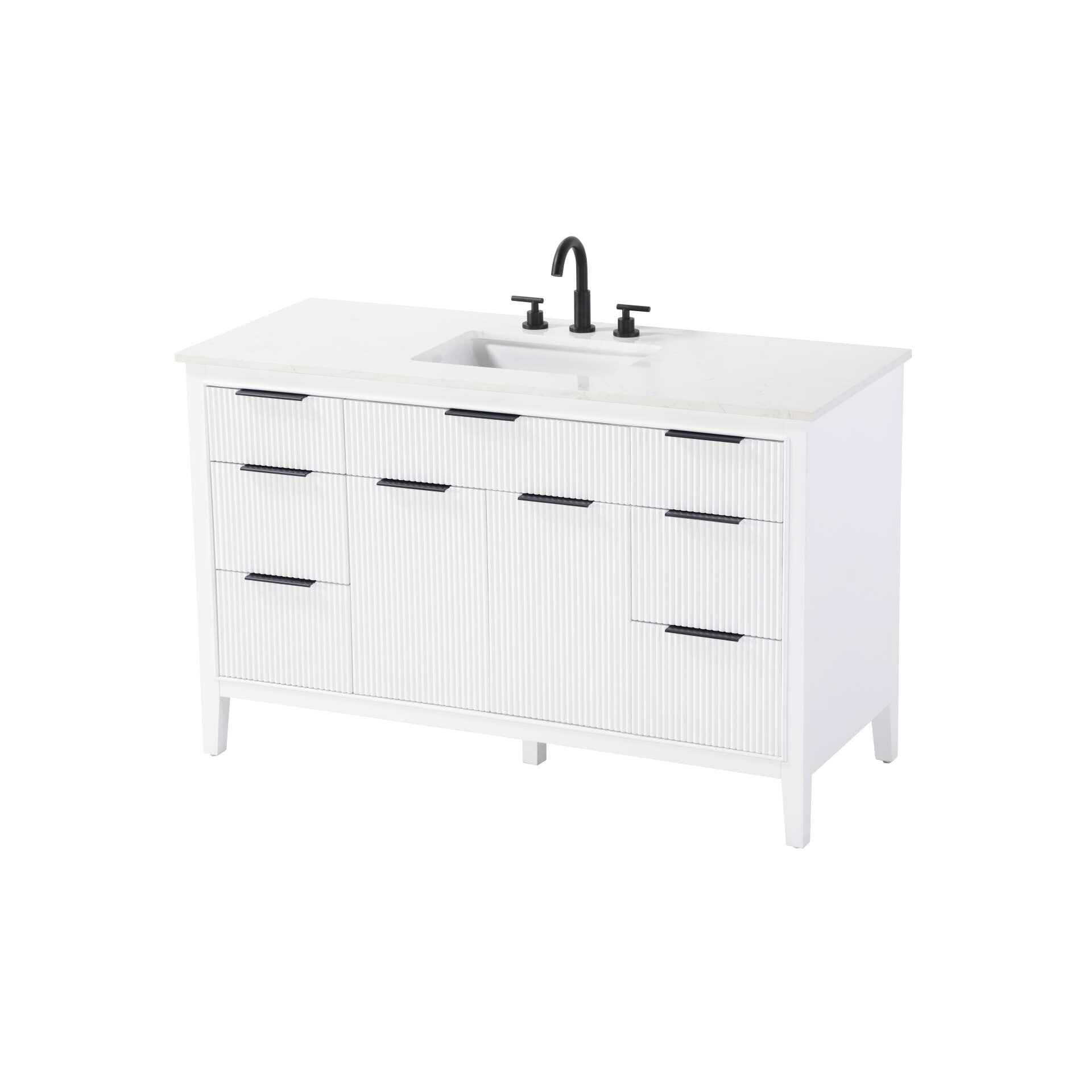 Langston 54 Inch Bath Vanity by Elegant Decor