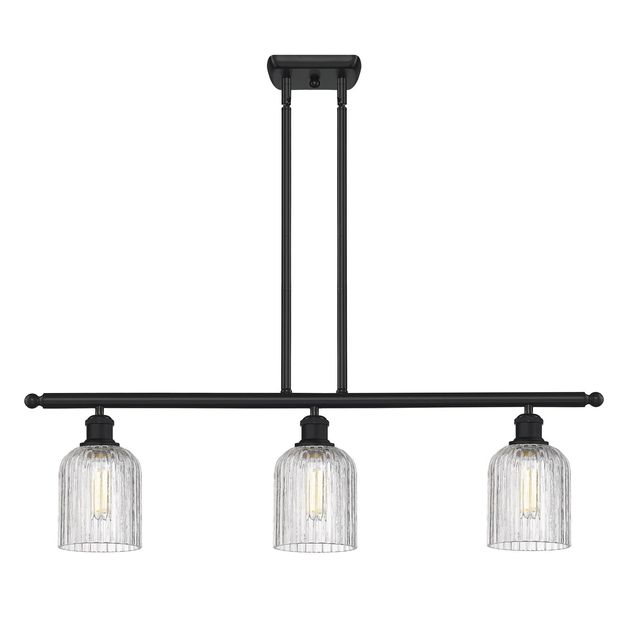 Shown in Matte Black finish and Clear glass