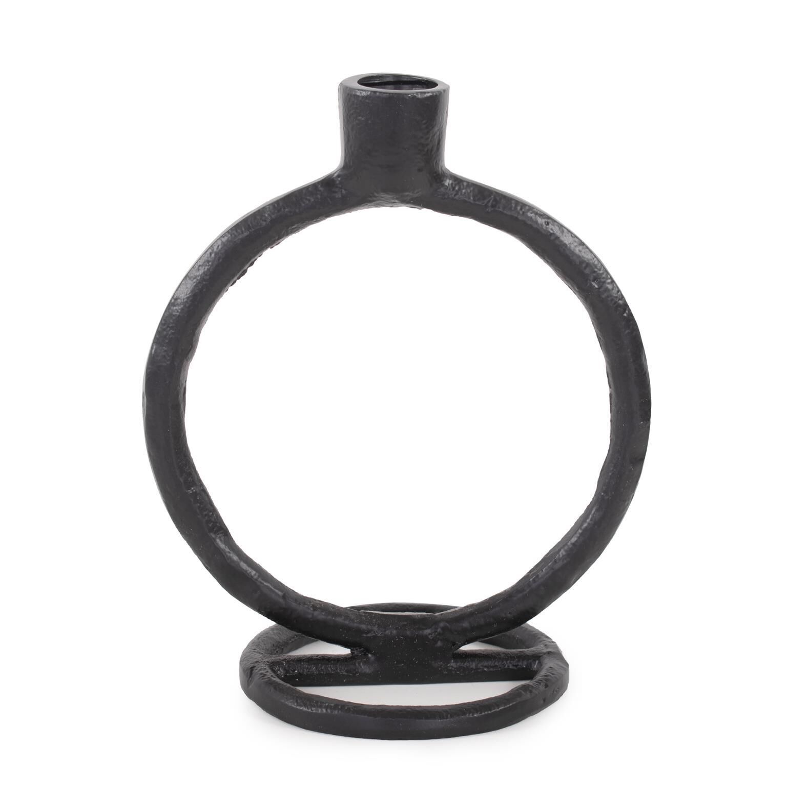 Single Circle Arman Candle Holder by Howard Elliott Collection