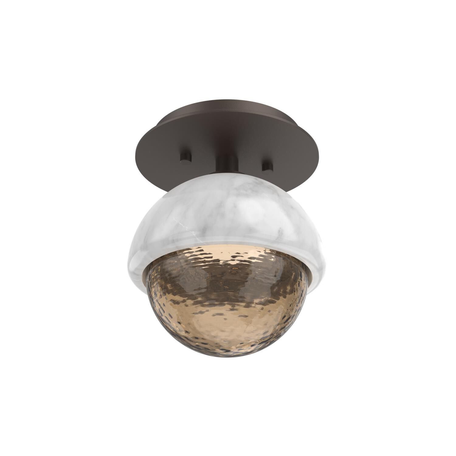 Levi Wilson Cabochon 6 Inch Flush Mount by Hammerton Studio