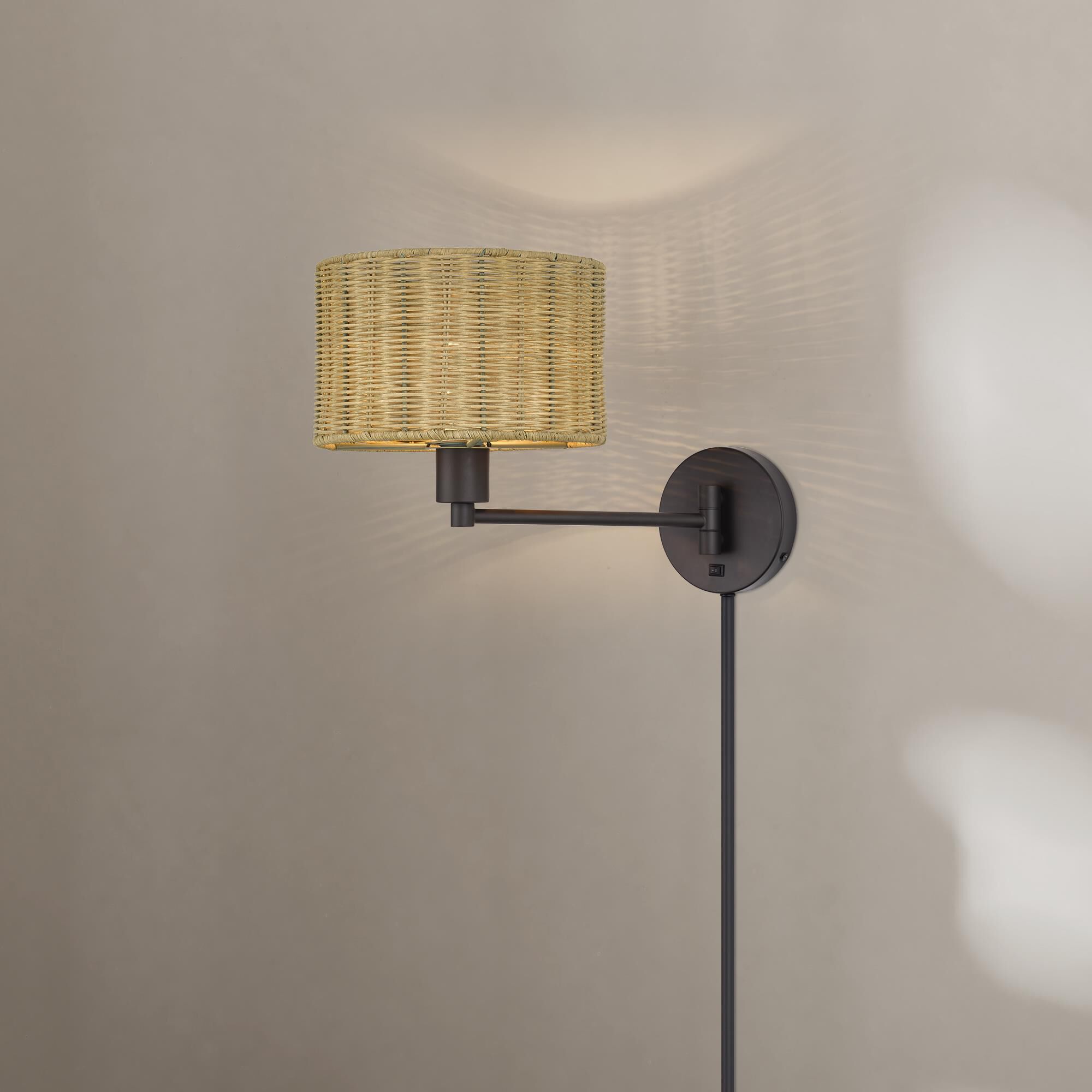 Weavington 11 Inch Wall Swing Lamp by Livex Lighting