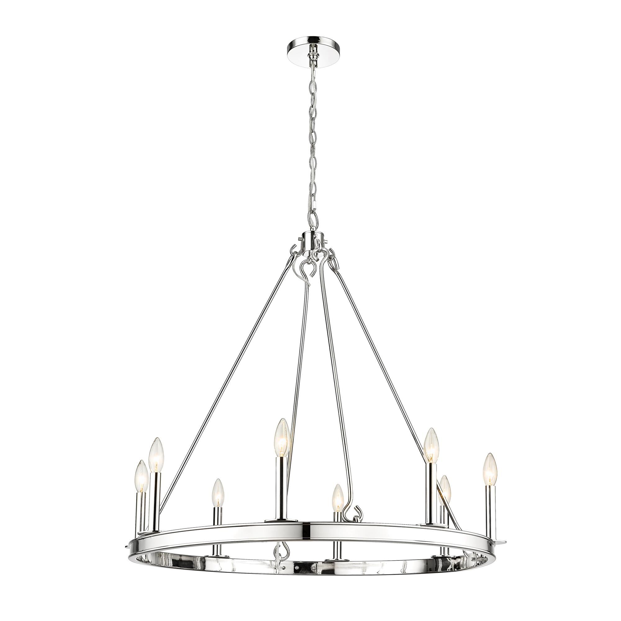 Barclay 33 Inch 8 Light Chandelier by Z-Lite