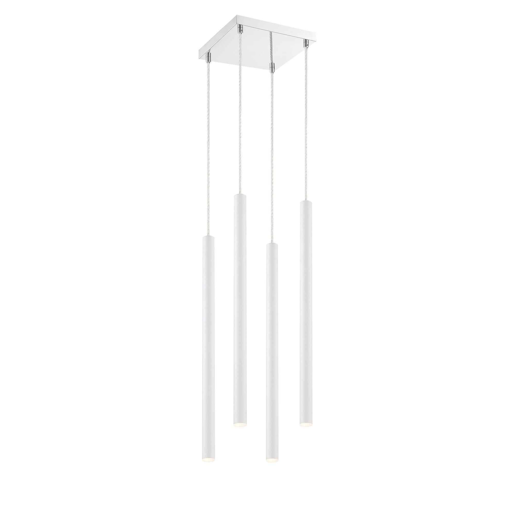 Shown in Chrome finish and Steel glass and Steel shade