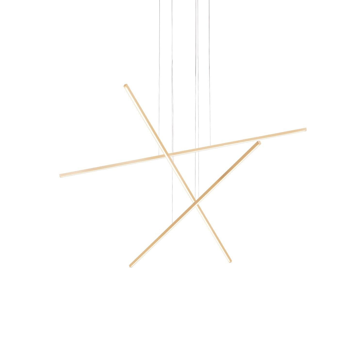 Shown in Gold finish and Acrylic shade