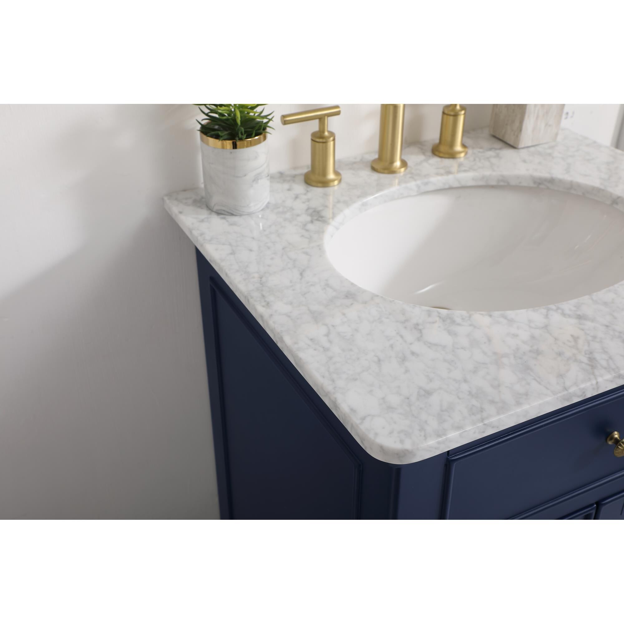 Shown in Blue finish