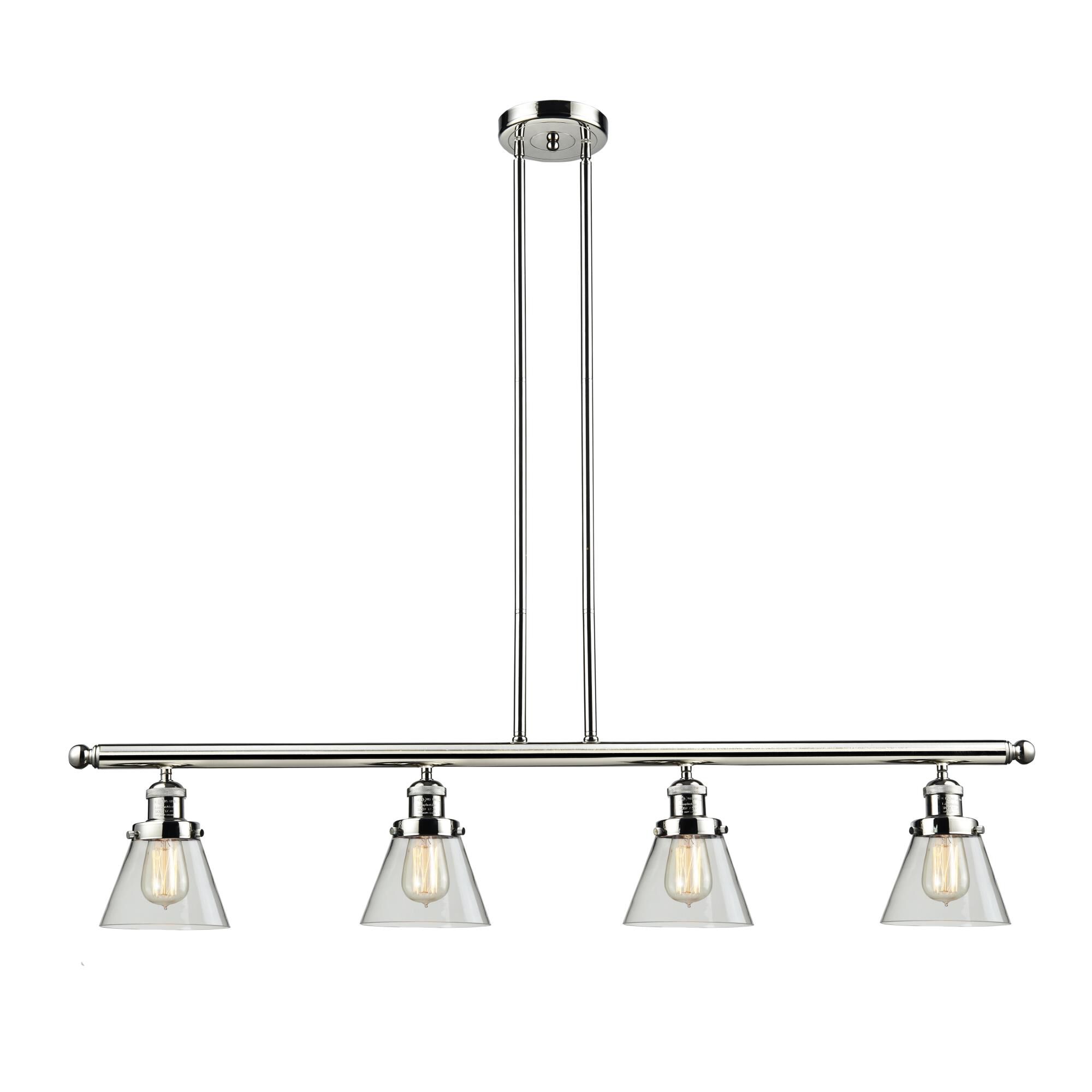 Bruno Marashlian Small Cone 48 Inch 4 Light LED Linear Suspension Light by Innovations Lighting
