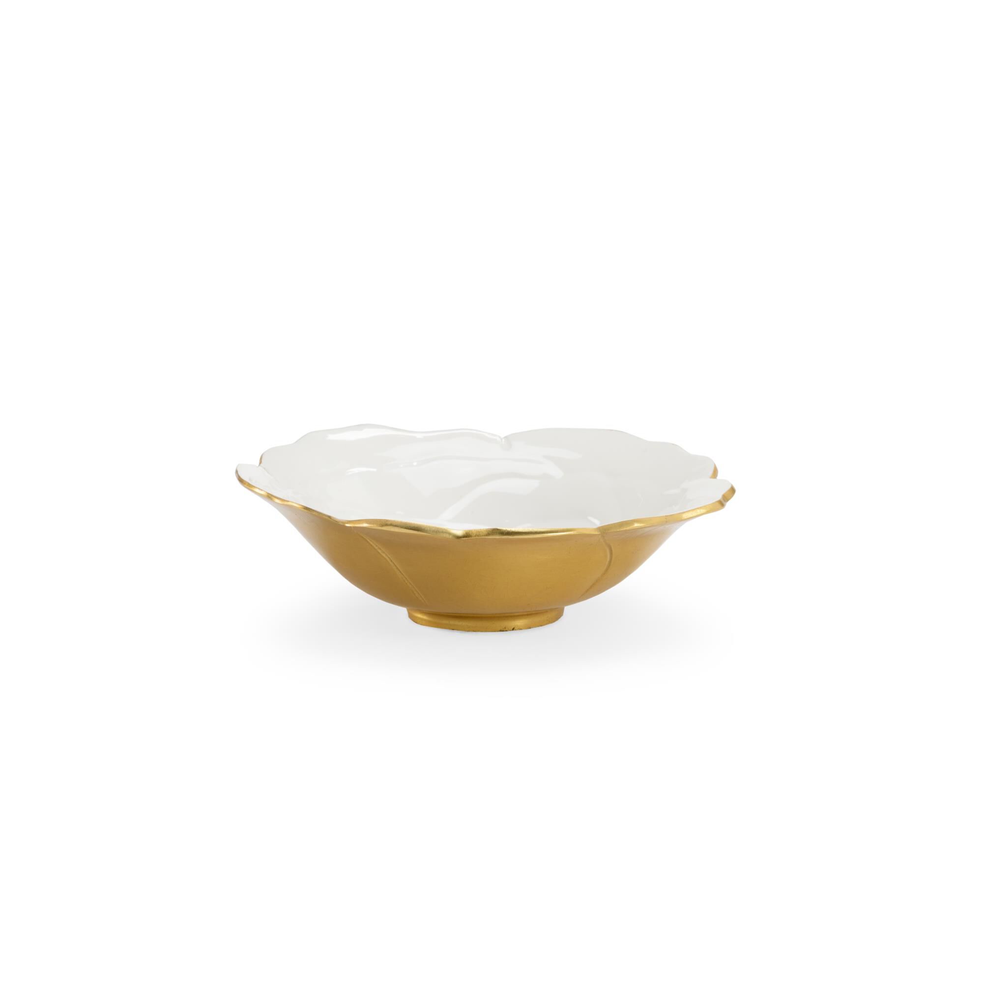 Shown in White-Metallic Gold finish