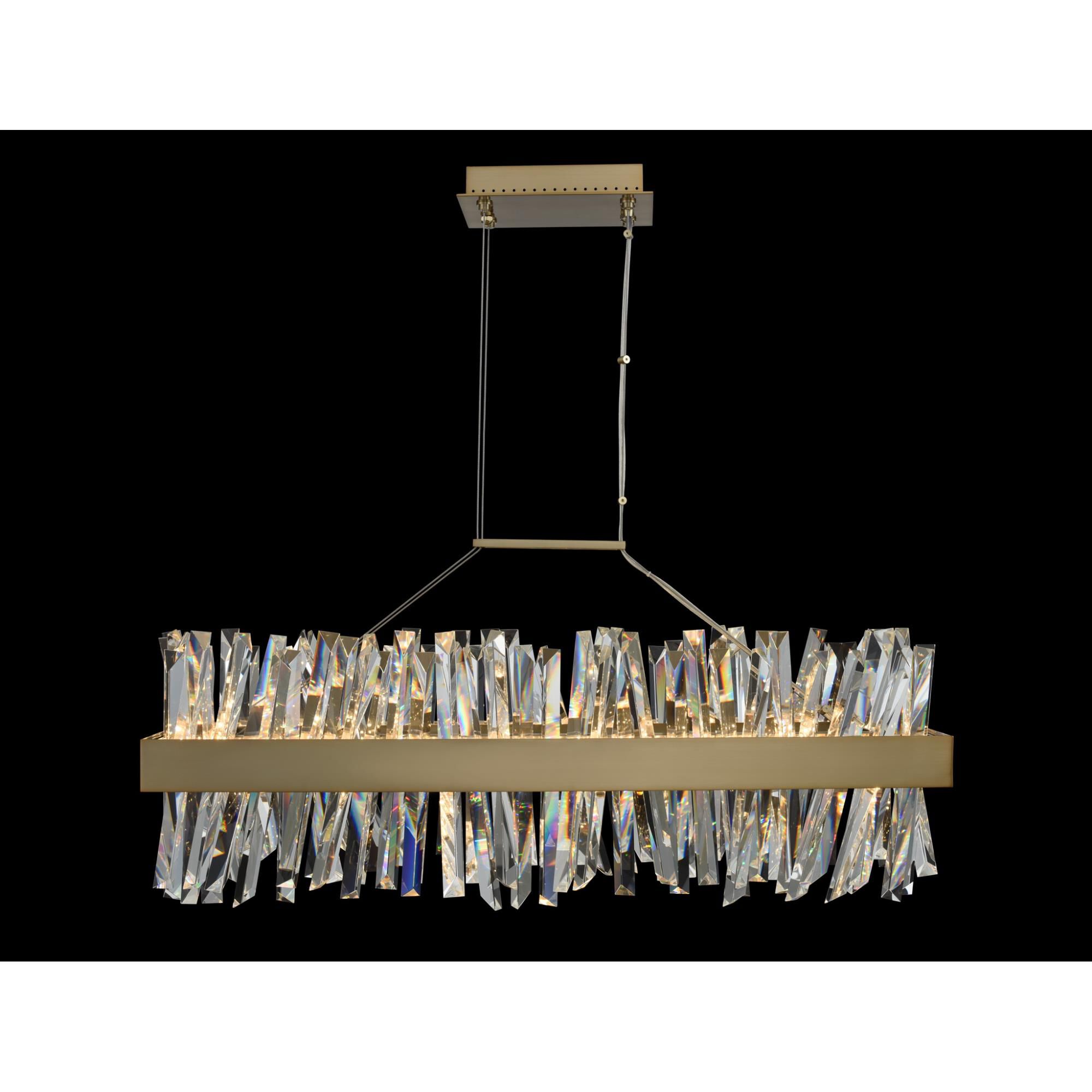 Glacier Linear Suspension Light by Allegri