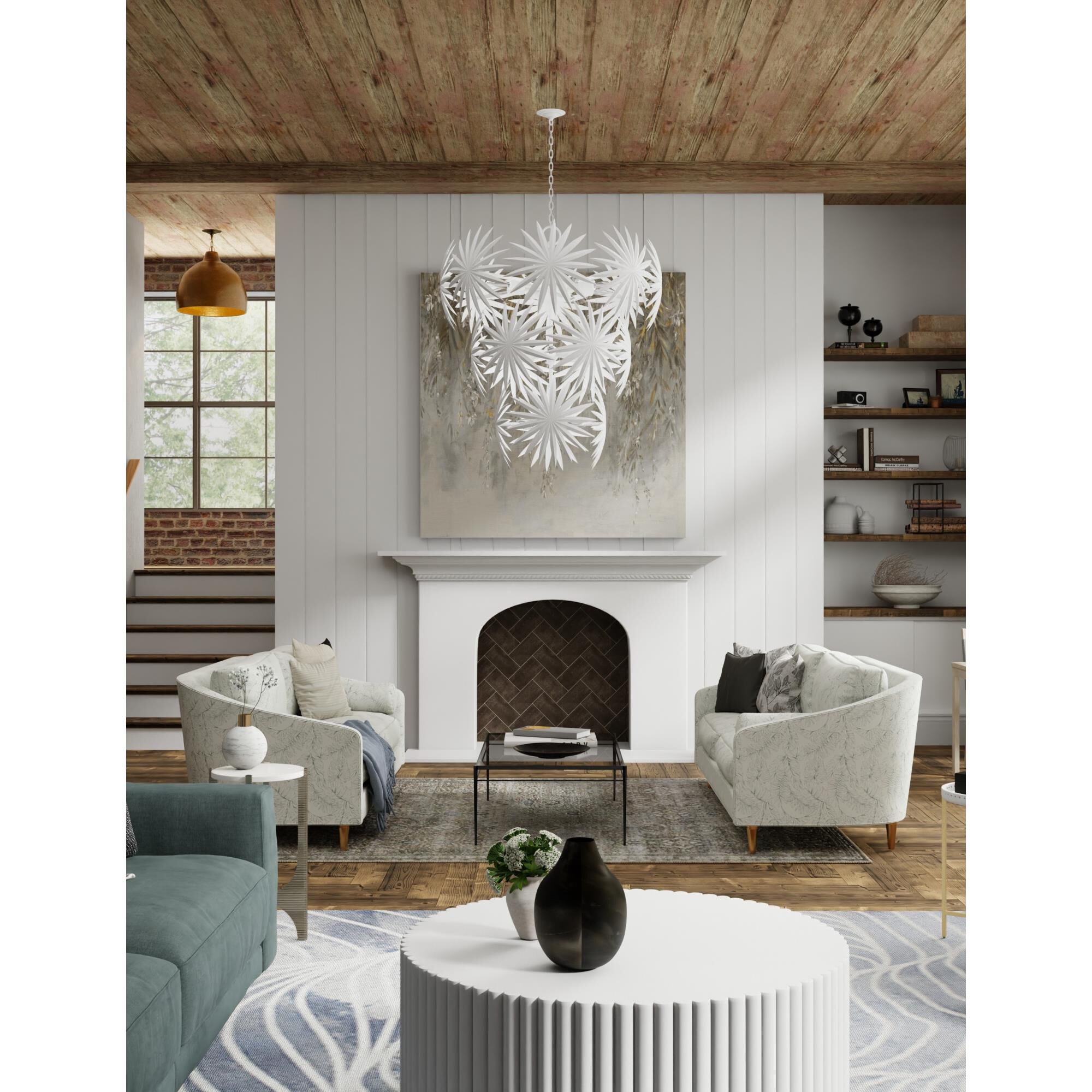 Shown in Gesso White finish