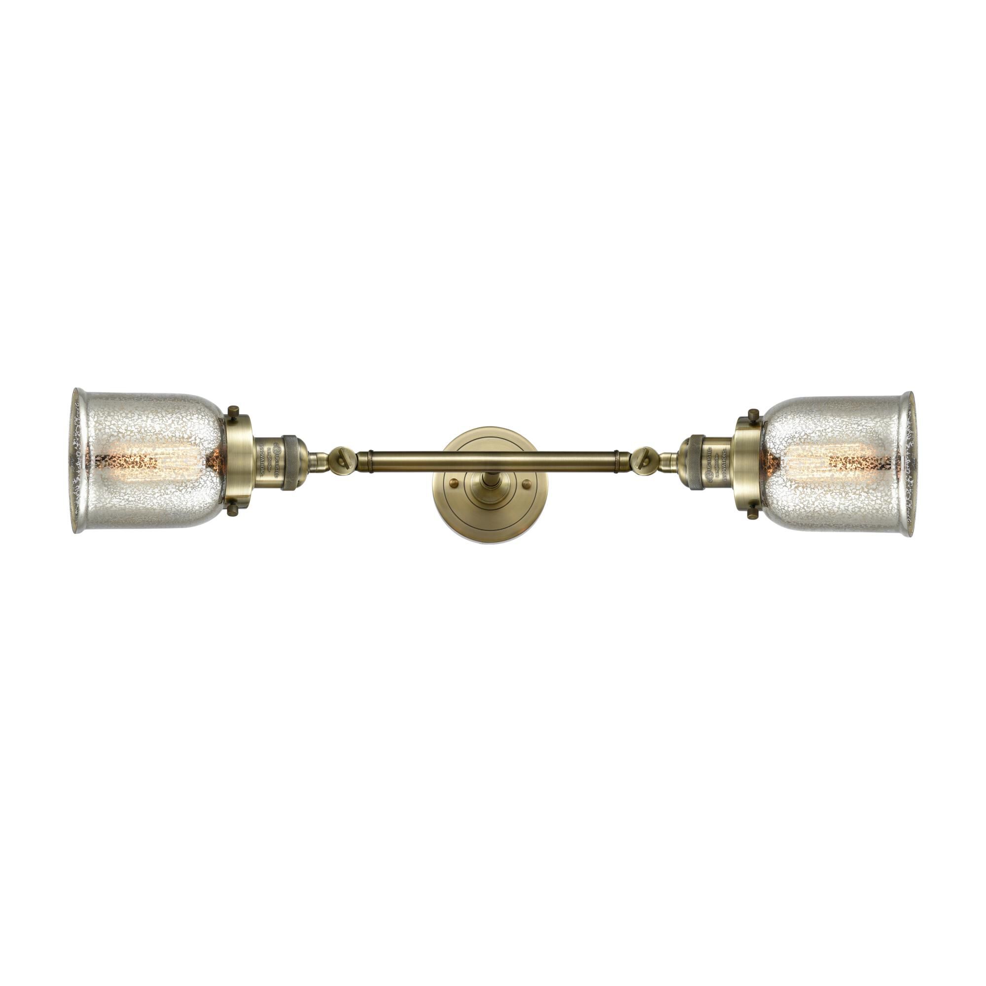 Bruno Marashlian Small Bell 16 Inch 2 Light Bath Vanity Light by Innovations Lighting