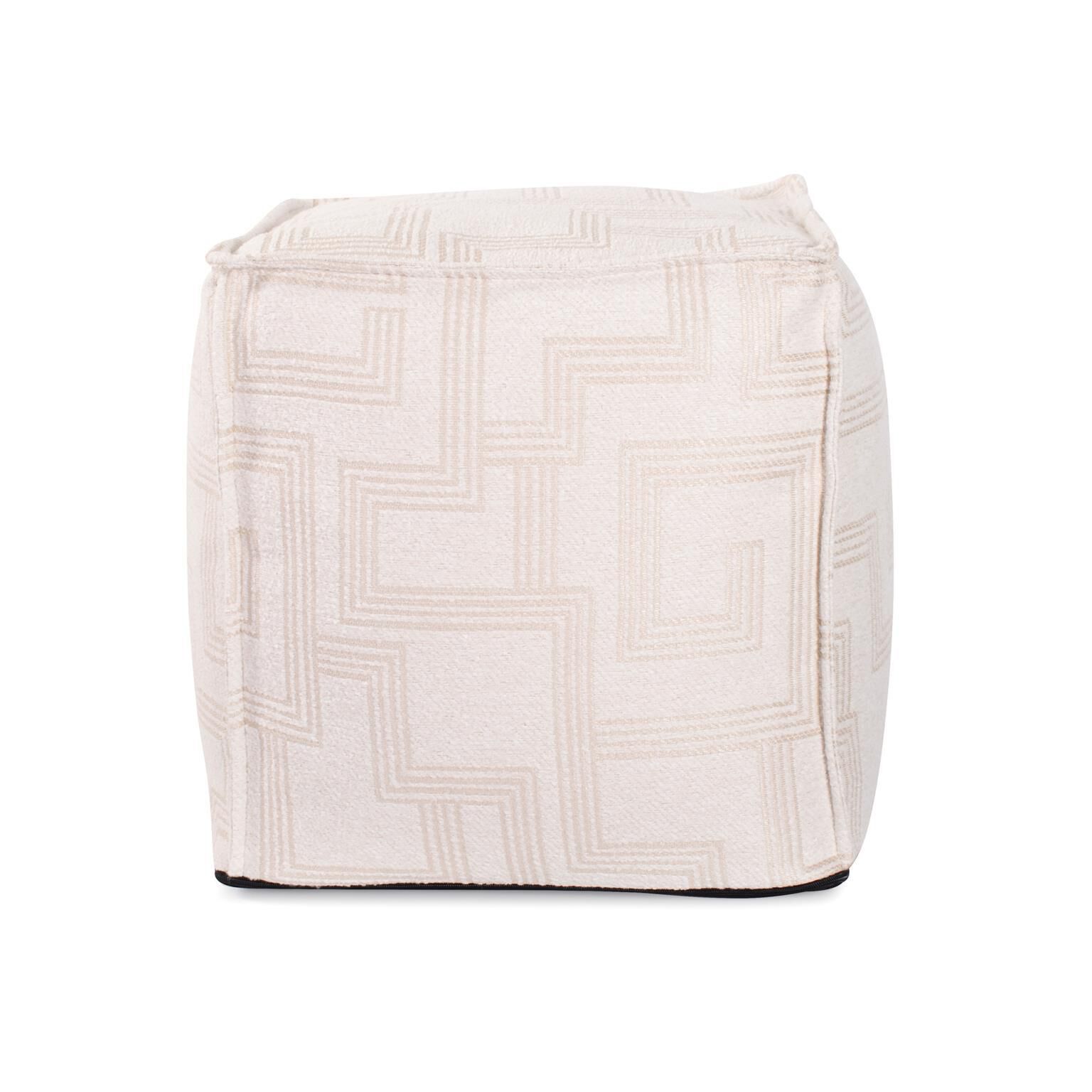 The Syros Pouf Ottoman by Howard Elliott Collection