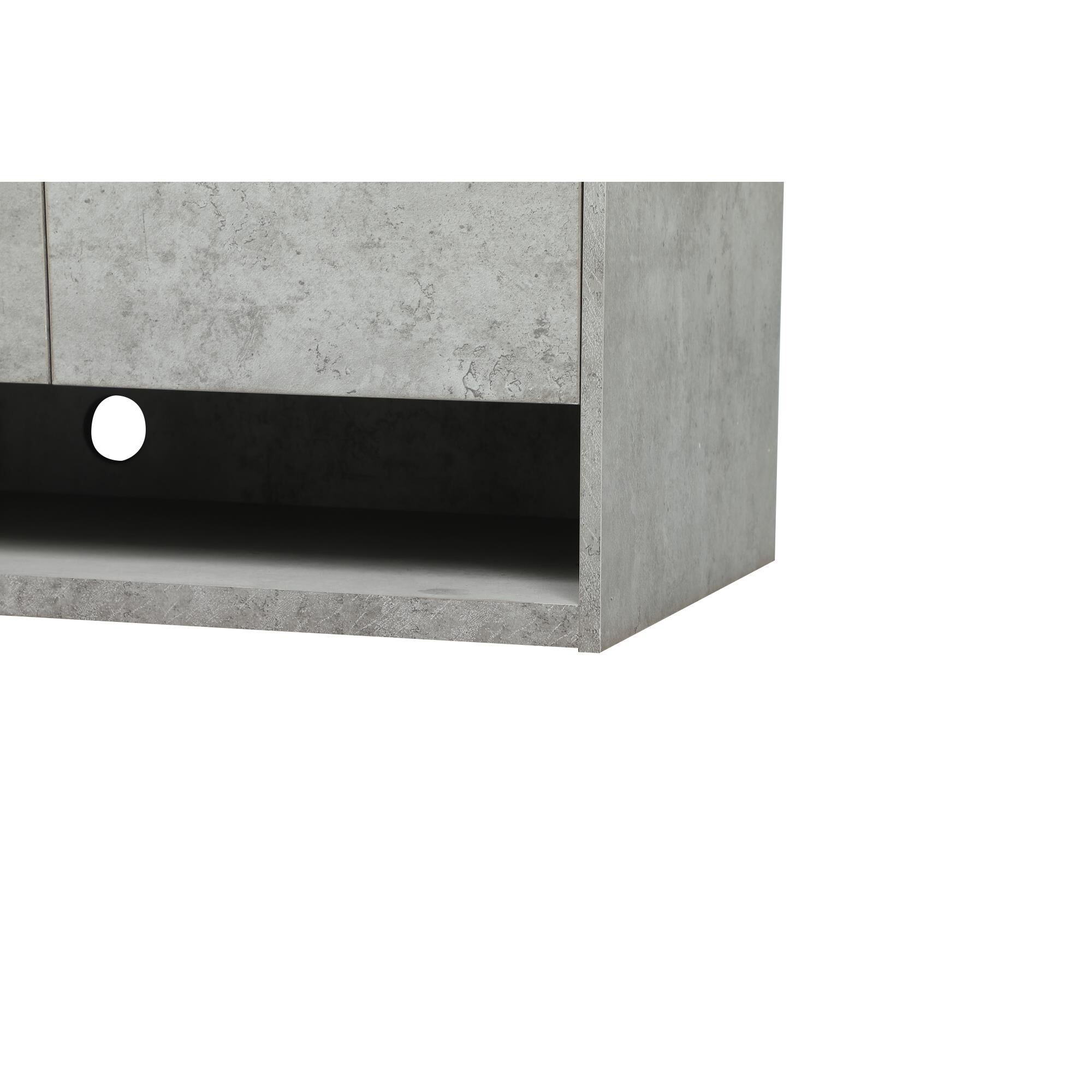 Shown in Concrete Grey finish