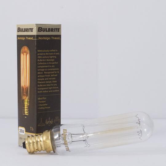 25 Watt 1900K T6 Vintage Light Bulb by Bulbrite