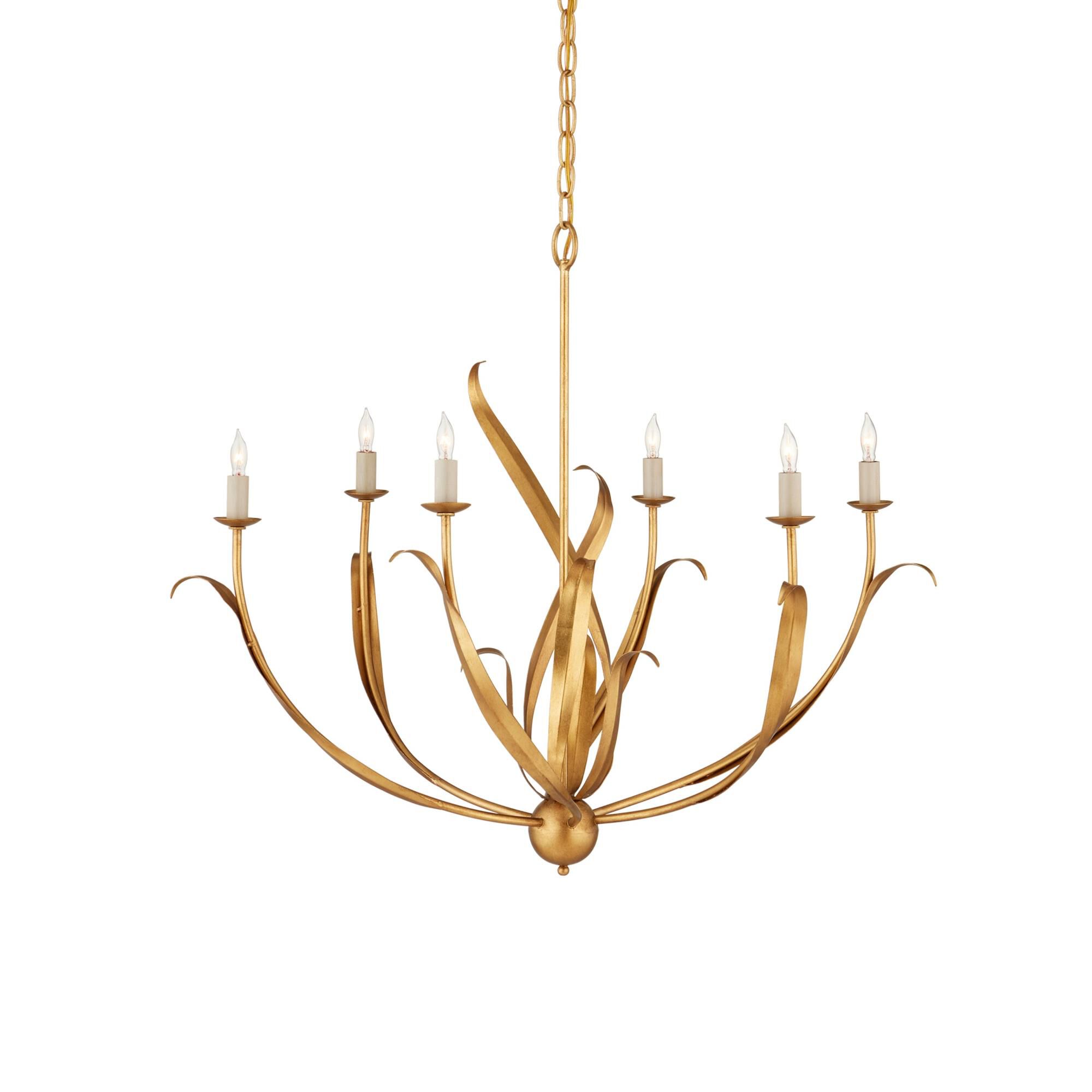 Menefee 6 Light Chandelier by Currey and Company