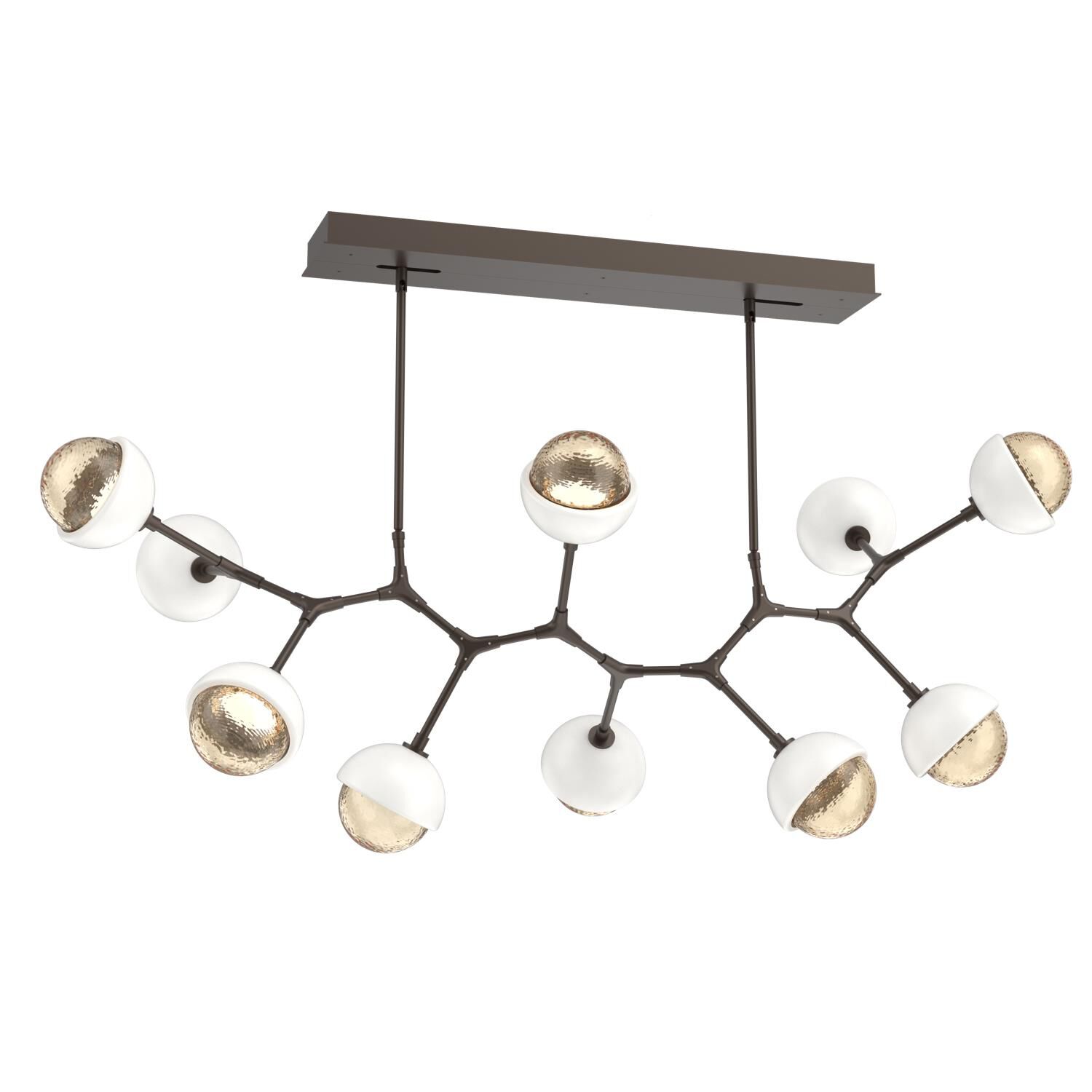 Levi Wilson Cabochon 56 Inch Linear Suspension Light by Hammerton Studio