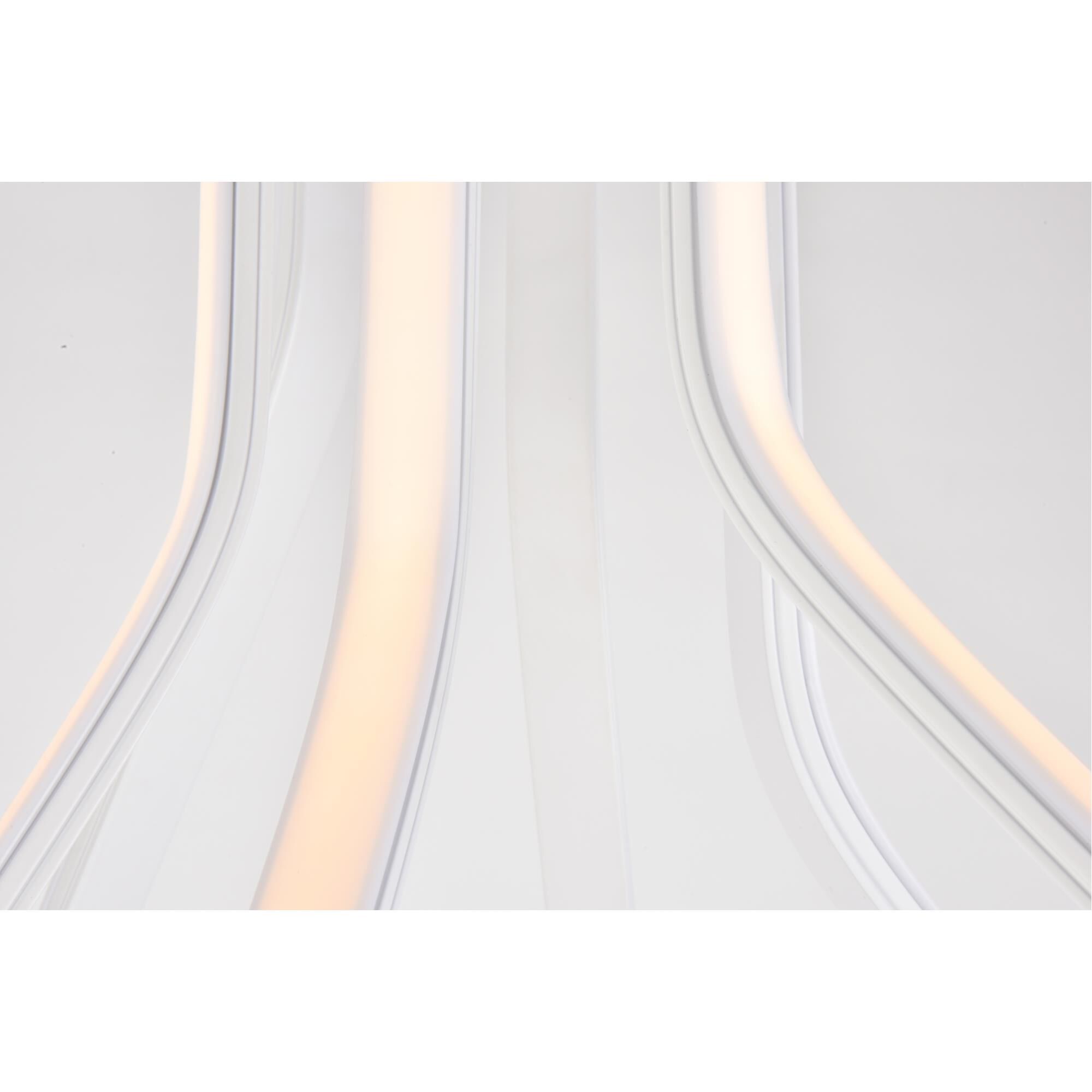 Dahlia 18 Inch 3 Light LED Flush Mount by Elegant Lighting