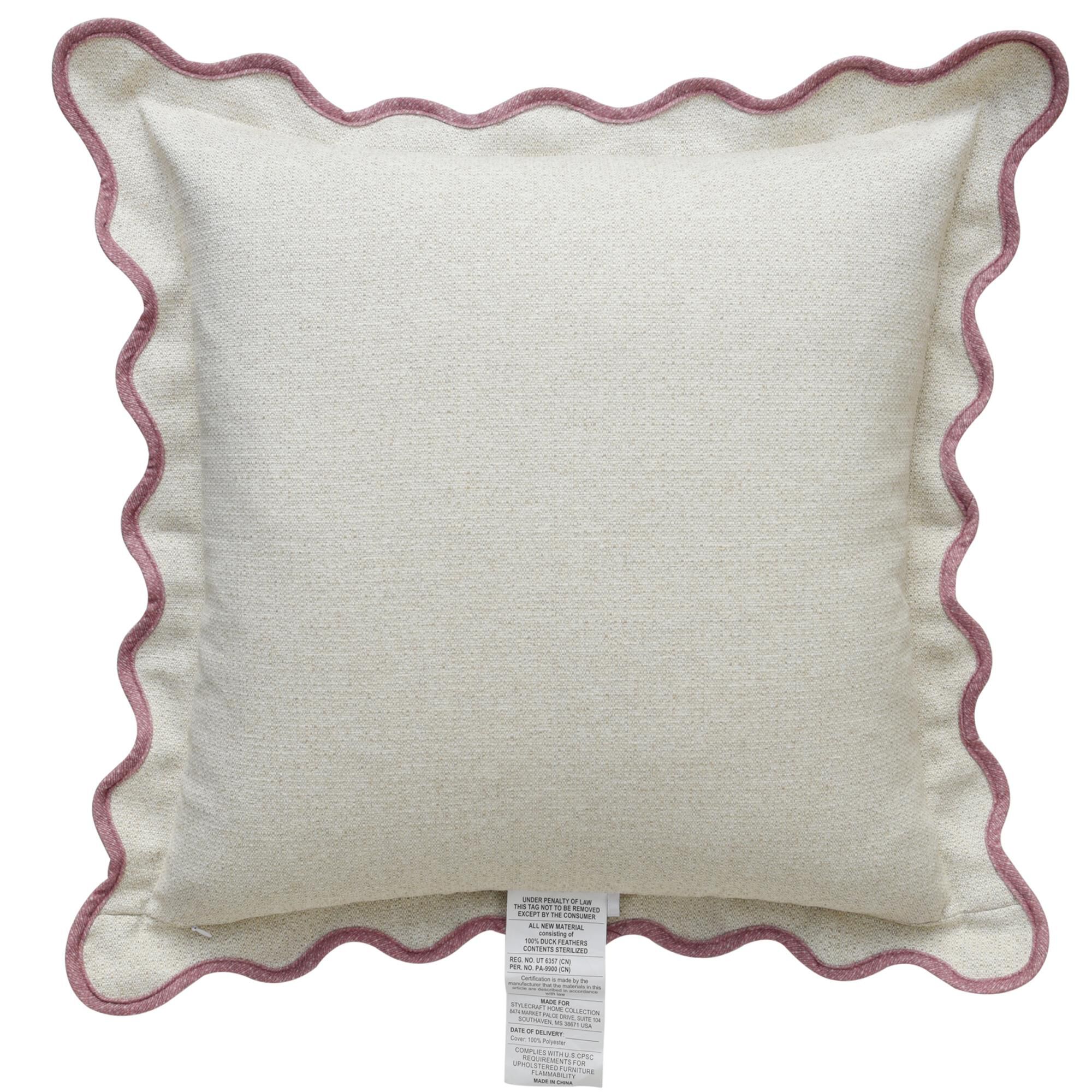 Tamara Day Heather 22 Inch Decorative Pillow by Stylecraft