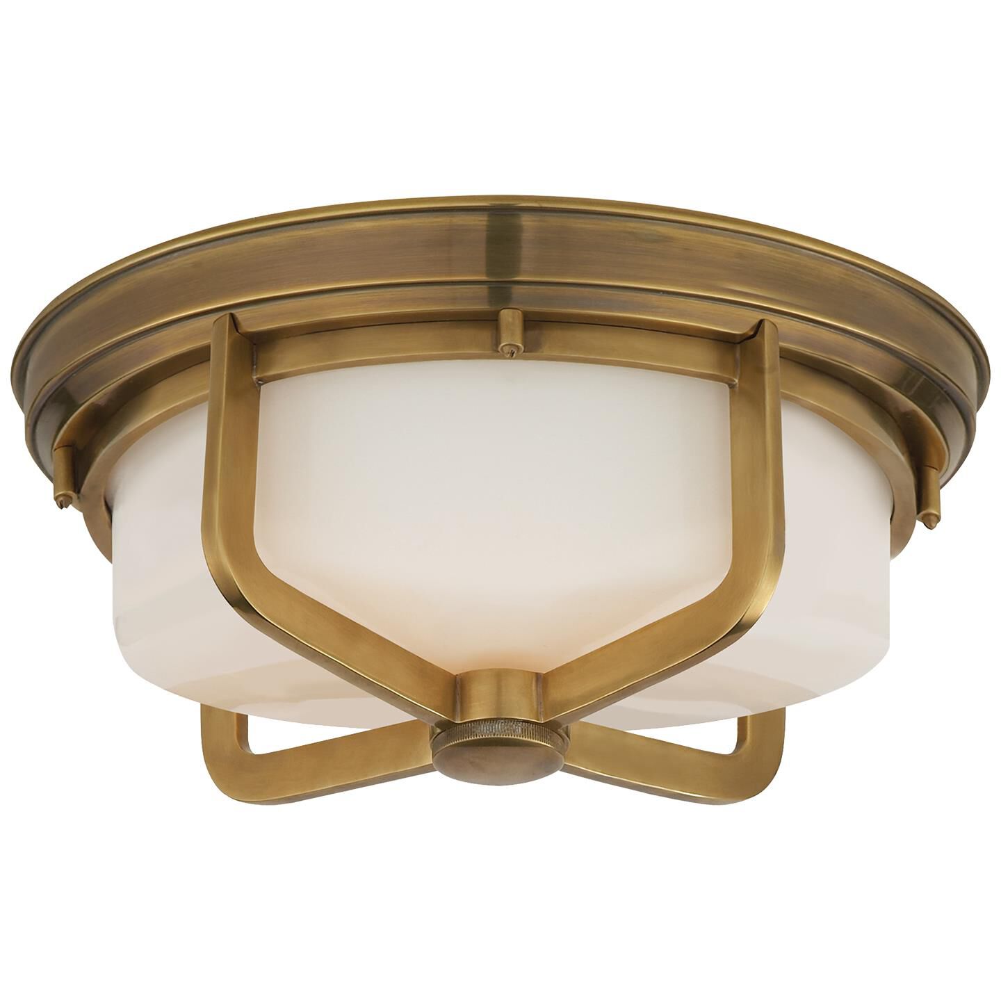 Thomas O'Brien Milton 14 Inch 2 Light Outdoor Flush Mount by Visual Comfort Signature Collection