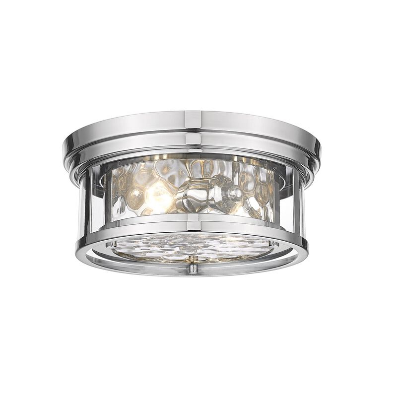 Clarion 12 Inch 2 Light Flush Mount by Z-Lite