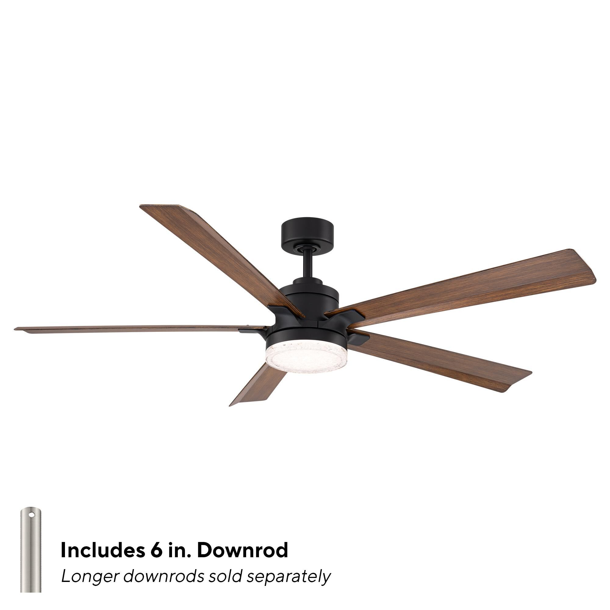 Radiant 64 Inch Ceiling Fan with Light Kit,