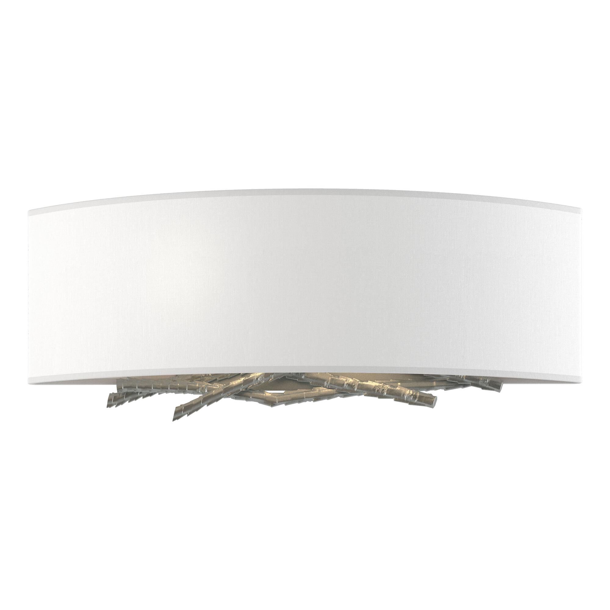 Shown in Vintage Platinum finish and Natural Anna shade