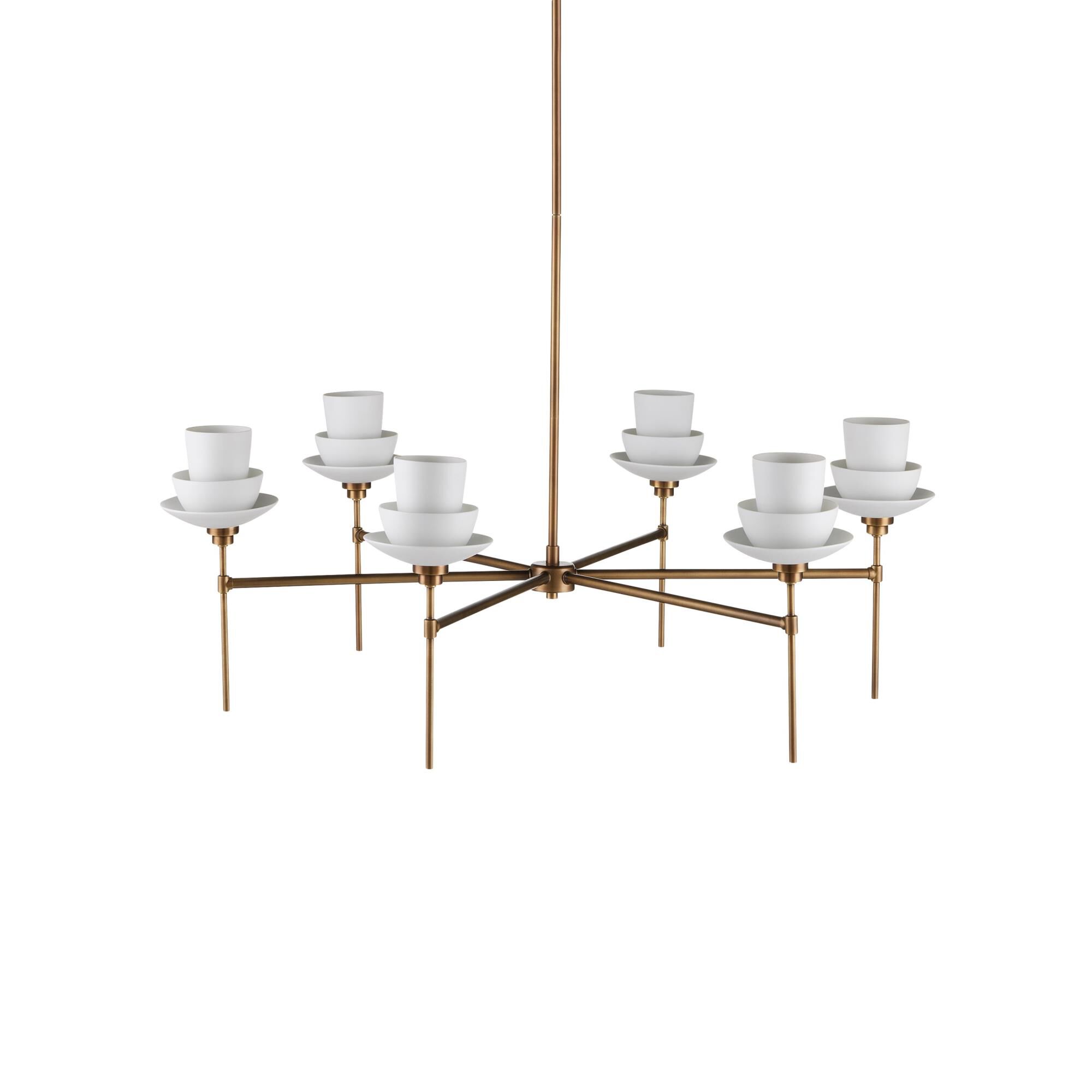 Etiquette 41 Inch Chandelier by Currey and Company